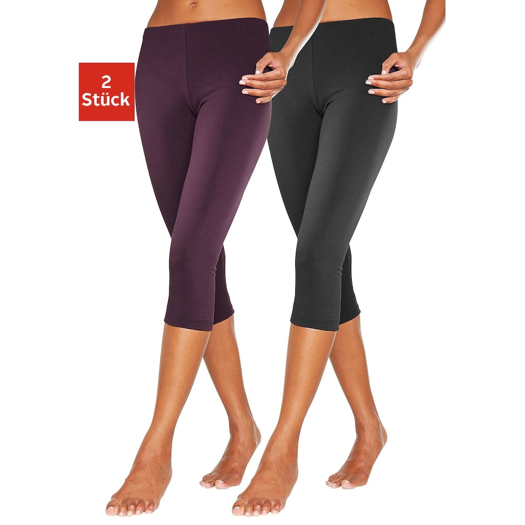 Vivance active Caprileggings, (2er-Pack)