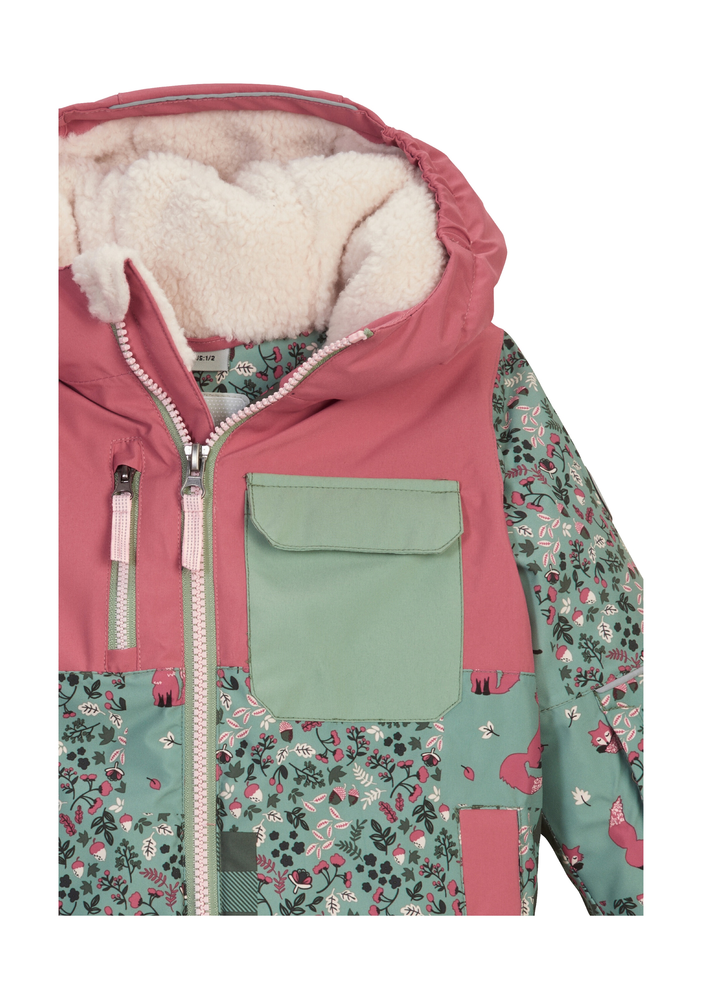 first instinct by killtec Skijacke »FISW 43 MNS SKI JCKT« Wind- und wasserdichte Kinderjacke mit Fleecekapuze und Schneefang