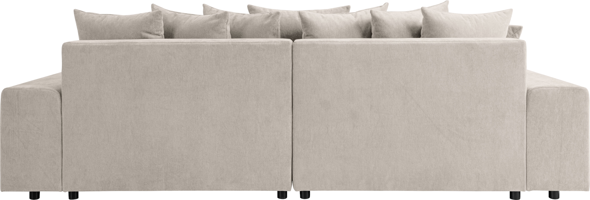 WERK2 Big-Sofa »Maxi B, Breite 290 cm«, Maximaler Kuschelkomfort: XXL-Sofa mit 78 cm Sitztiefe & 12 Kissen