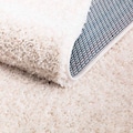 Carpet City Hochflor-Teppich »City Shaggy«, rund, 30 mm Höhe, Teppich Einfarbig Uni, besonders flauschig-weich, ideal für Wohnzimmer & Schlafzimmer