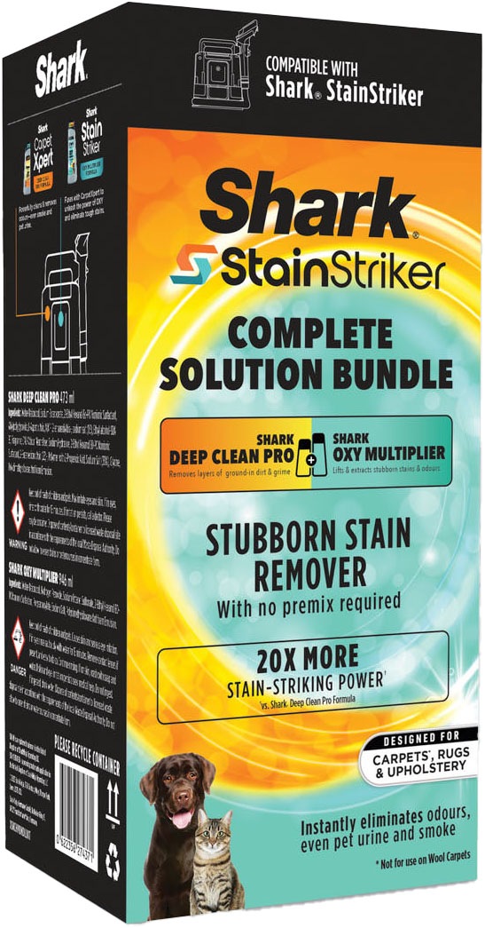 Shark Fleckentferner »StainStriker Reinigungsmittel-Set XSKBSBND200EUT«, (2 St.), Reinigungsmittel Set