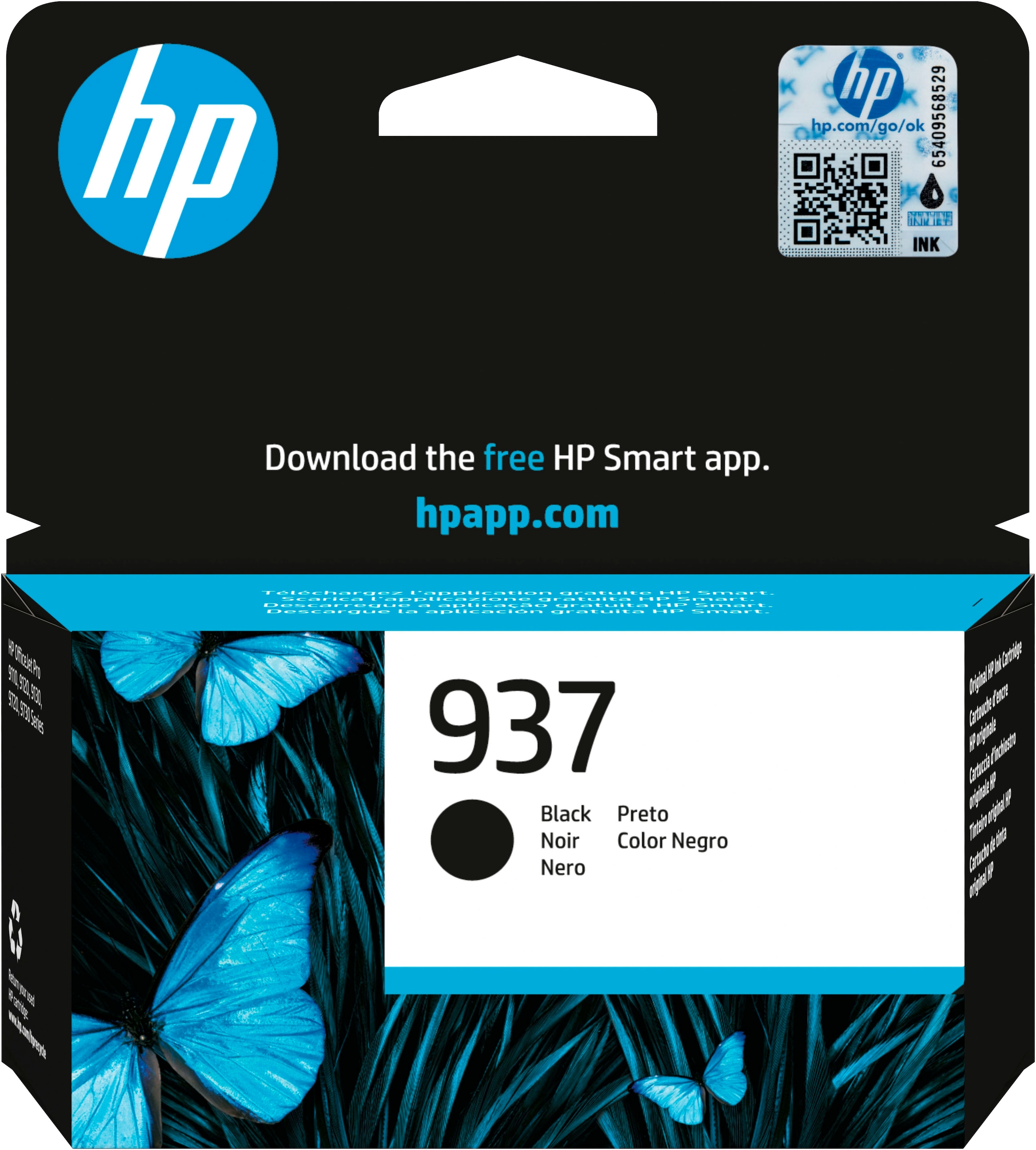 HP Tintenpatrone »937 Schwarz Original Ink Cartridge«