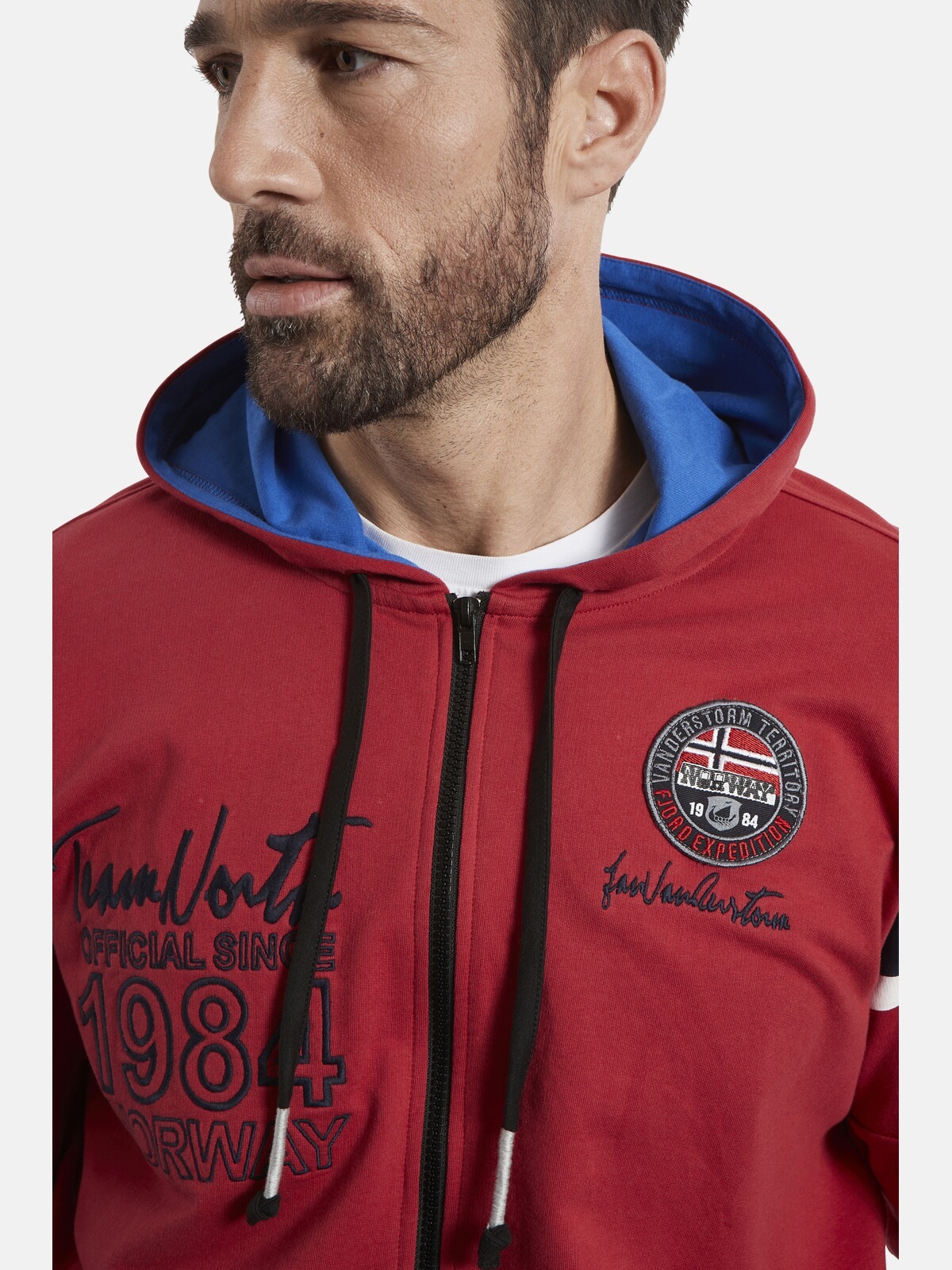 Jan Vanderstorm Kapuzensweatjacke »Sweatjacke ANTOO«