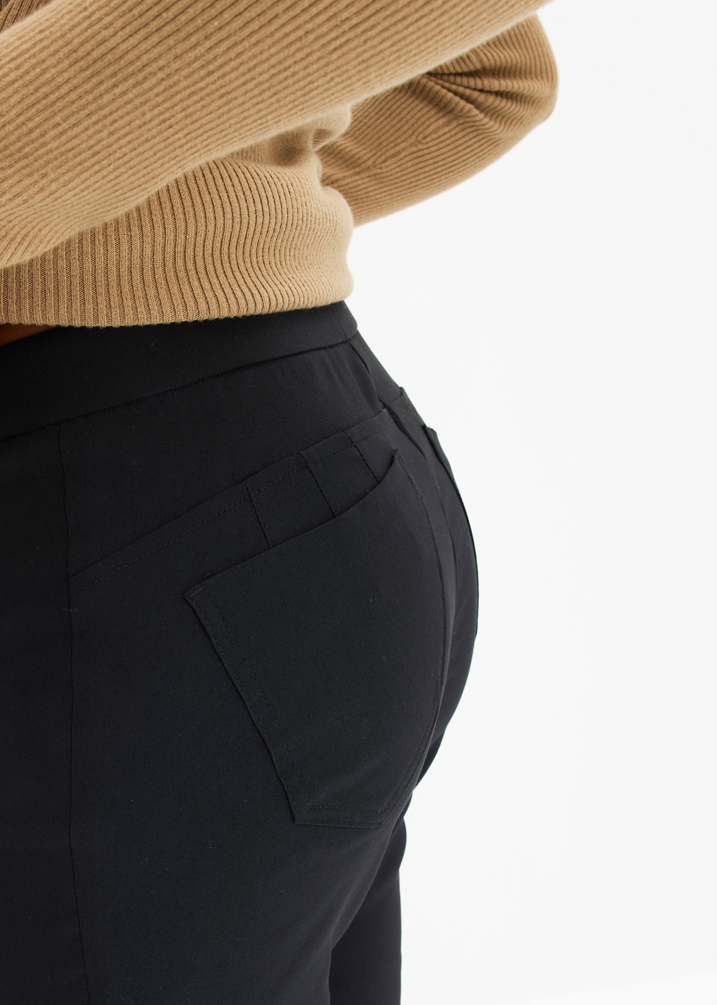 bonprix Stretch-Hose »Stretch-Hose«  aus Polyester und Viskose, mit Elasthan-Anteil, Regular Fit