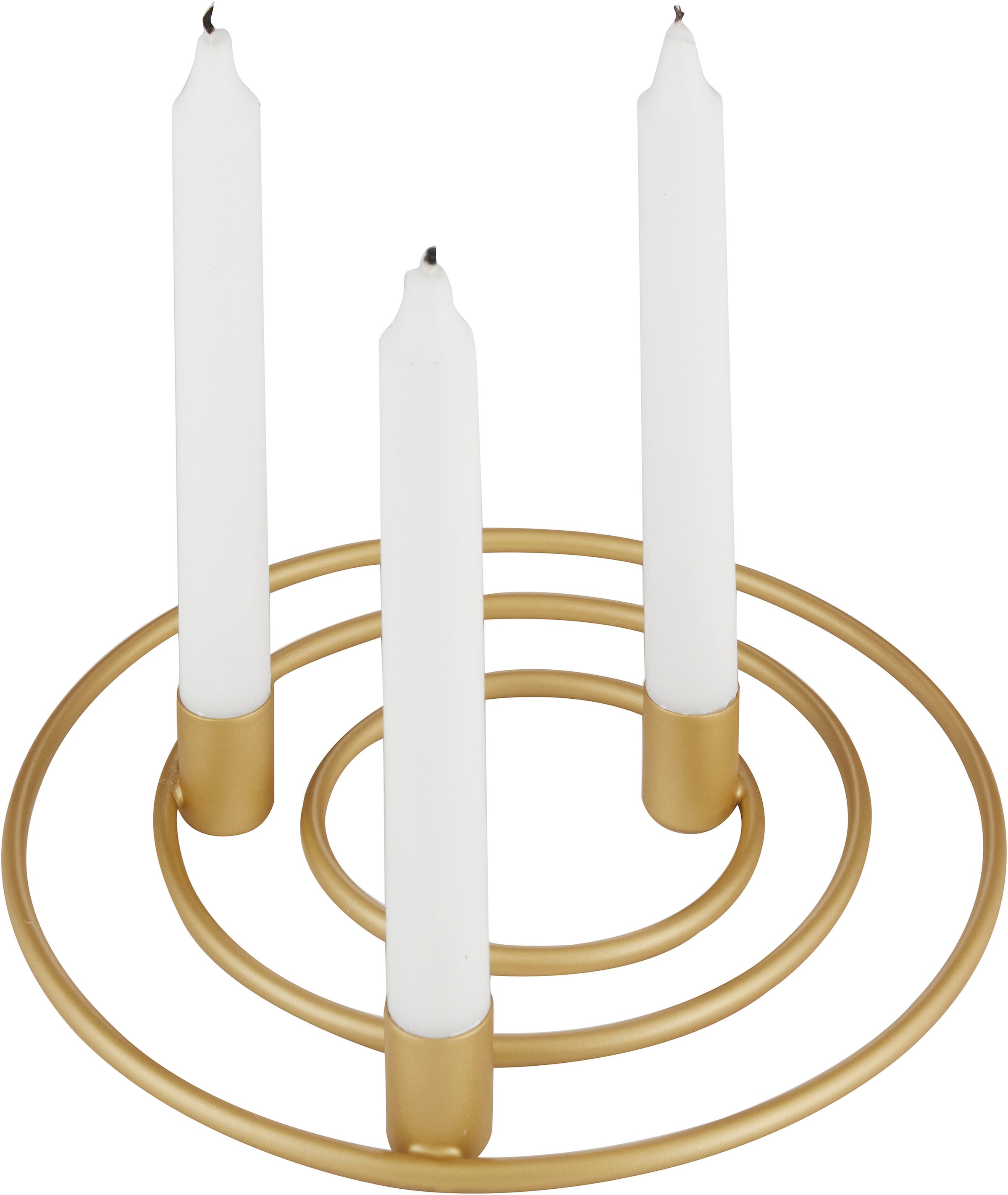 Optik auf Valade«, matter bestellen Kerzenleuchter in (Set, Leonique Raten »Stabkerzenhalter St.), 3