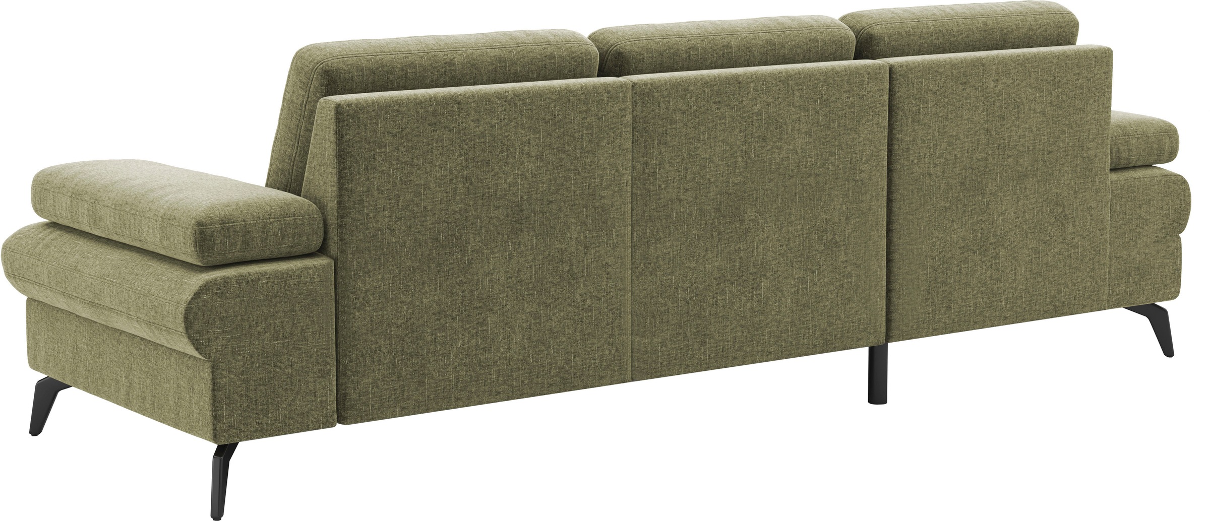 sit&more Ecksofa »Morris Jubi L-Form«, inkl. Armteilfunktion und 1 Zierkissen, wahlweise mit Bettfunktion