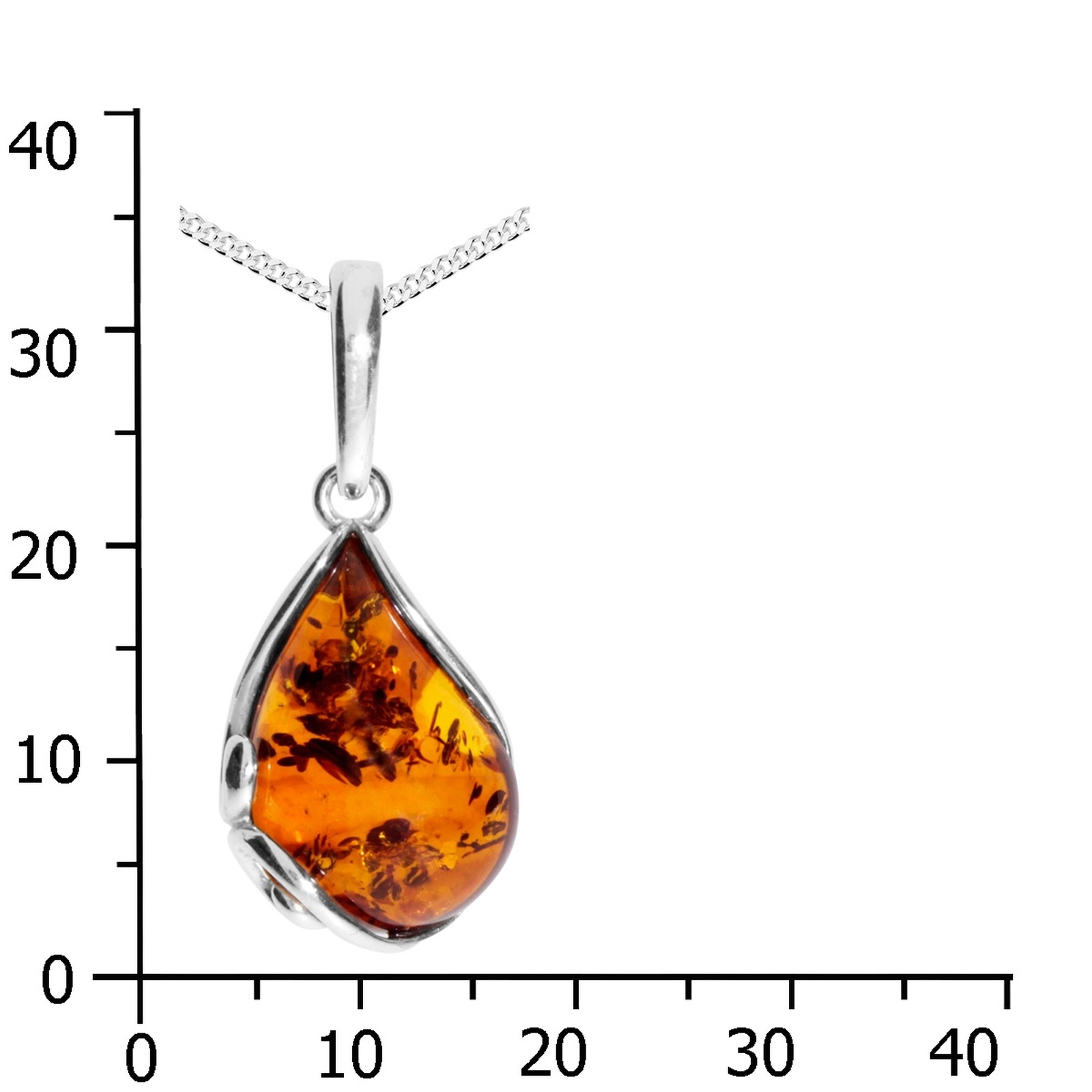 OSTSEE-SCHMUCK Kette mit Anhänger »Ostsee-Schmuck Kette mit Anhänger Gabi Kette mit Anhänger Gabi«