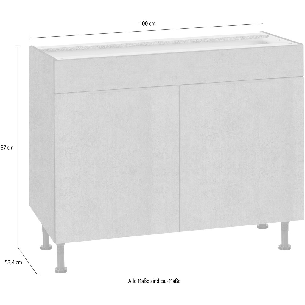 OPTIFIT Spülenschrank »Tara«, Breite 100 cm