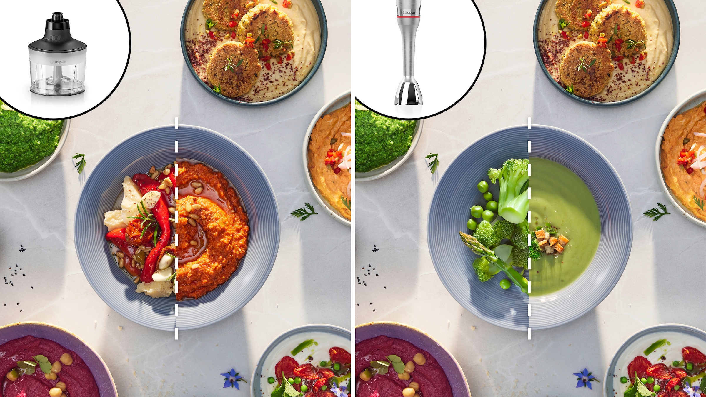 BOSCH Stabmixer »ErgoMaster Serie 8, MSM8M930, Zerkleinerer, Spiralkabel, Becher« 1500 W 6 Klingen Edelstahl, Keramikkupplung, luftgekühlter Motor