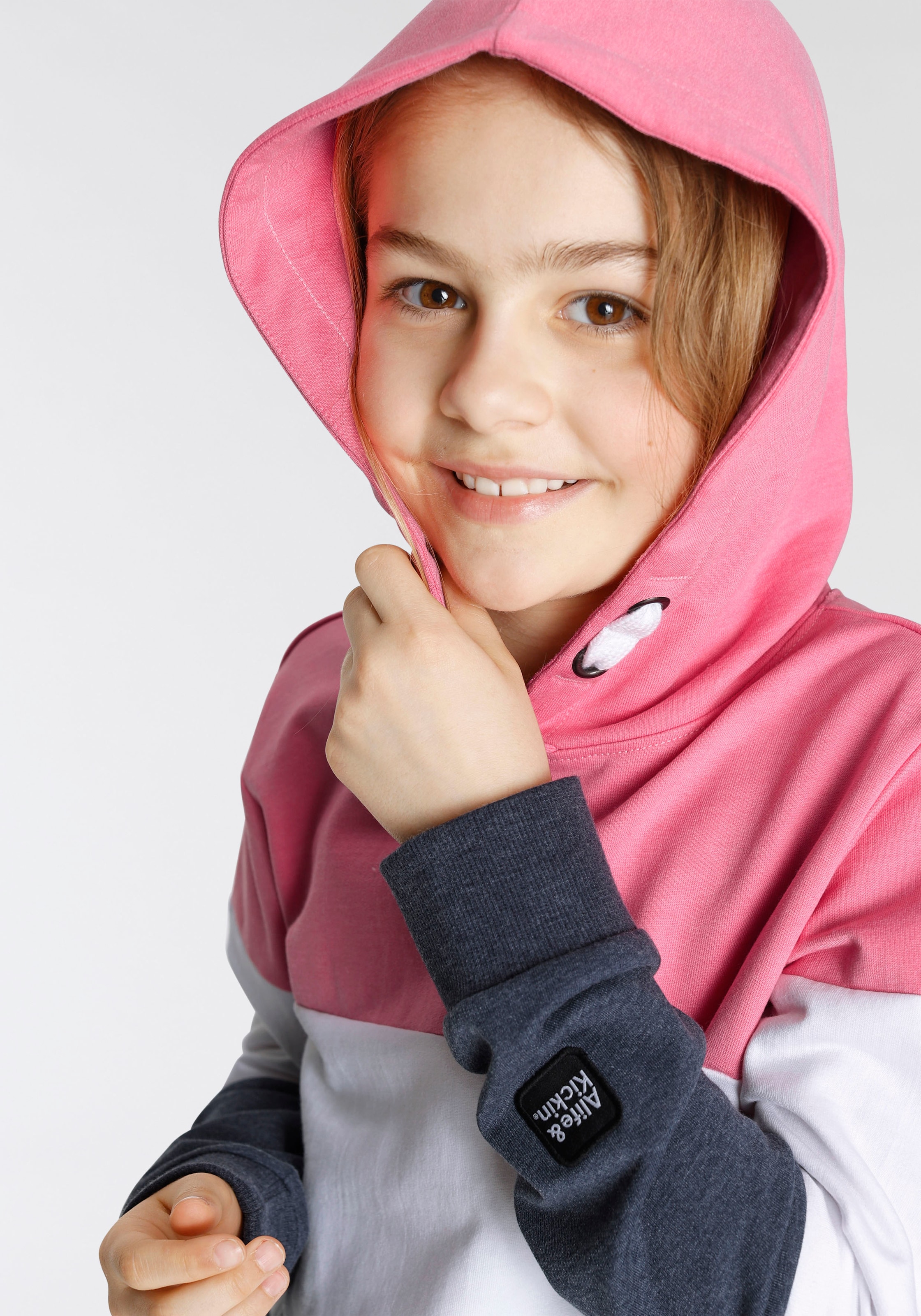Alife & Kickin Kapuzensweatshirt »mit coolem Colourblocking«, NEUE MARKE!  Alife & Kickin für Kids. bei ♕