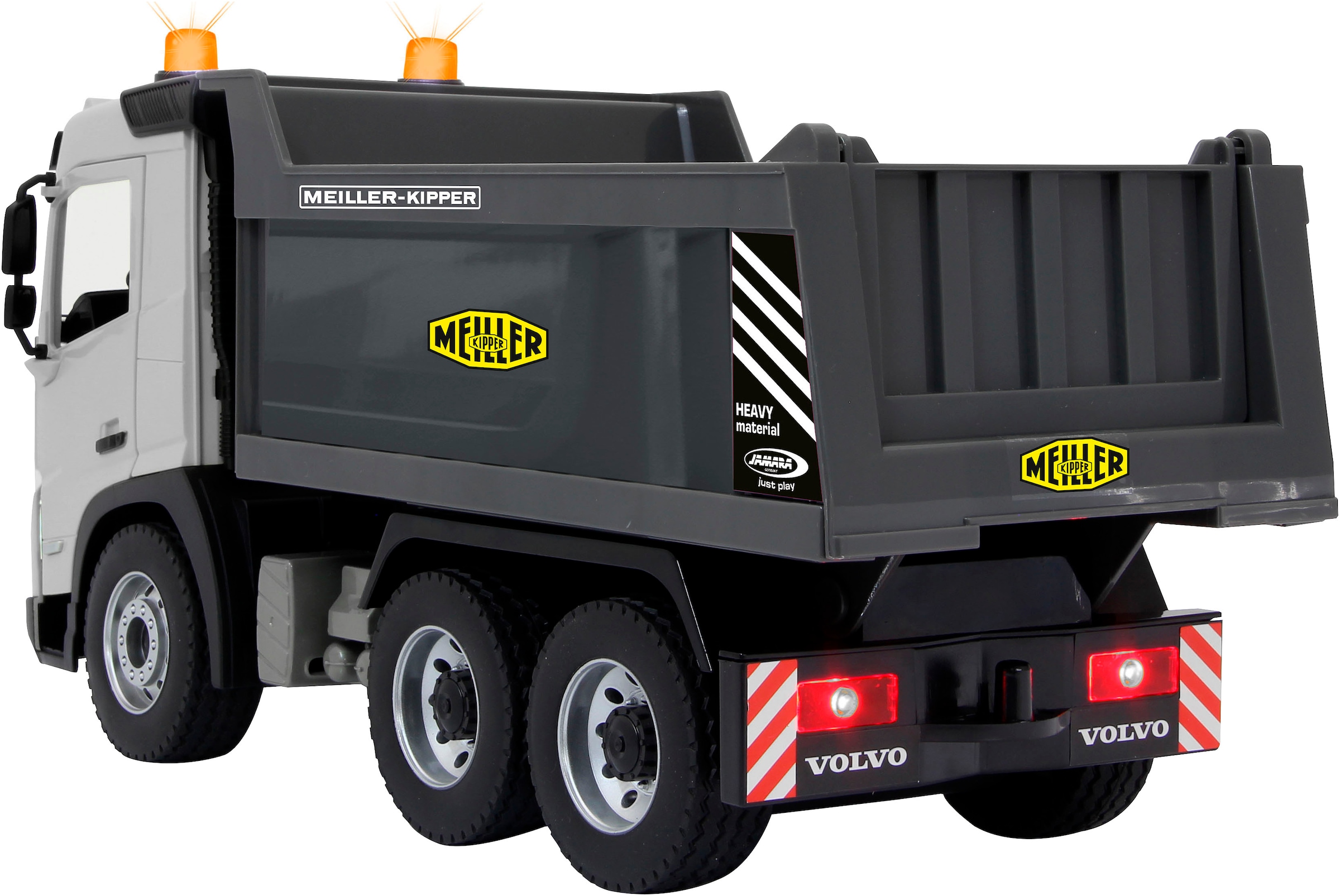 Jamara RC-Auto »Muldenkipper Volvo FMX Meiller 2,4GHz«, mit LED Beleuchtung