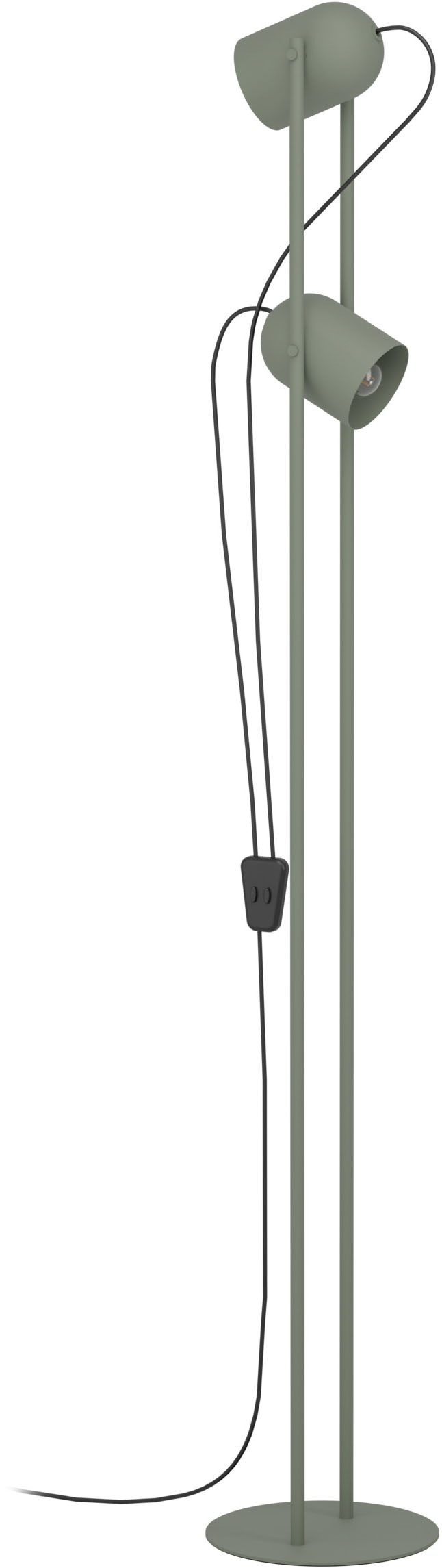 Tilston 2-Light Green Floor Lamp