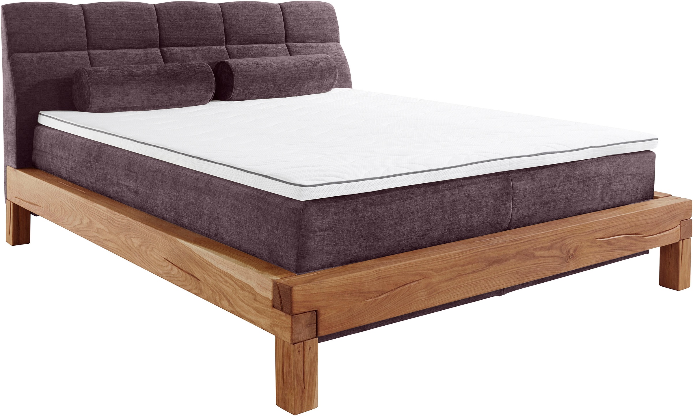 Home affaire Boxspringbett »Villads«, Liegefläche: 180/200 cm, Inside-Boxspring-Unterbau, recycelte Stoffe