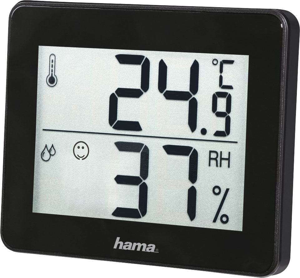 Innenwetterstation »Thermo-/Hygrometer "TH-130", Schwarz Thermometer«
