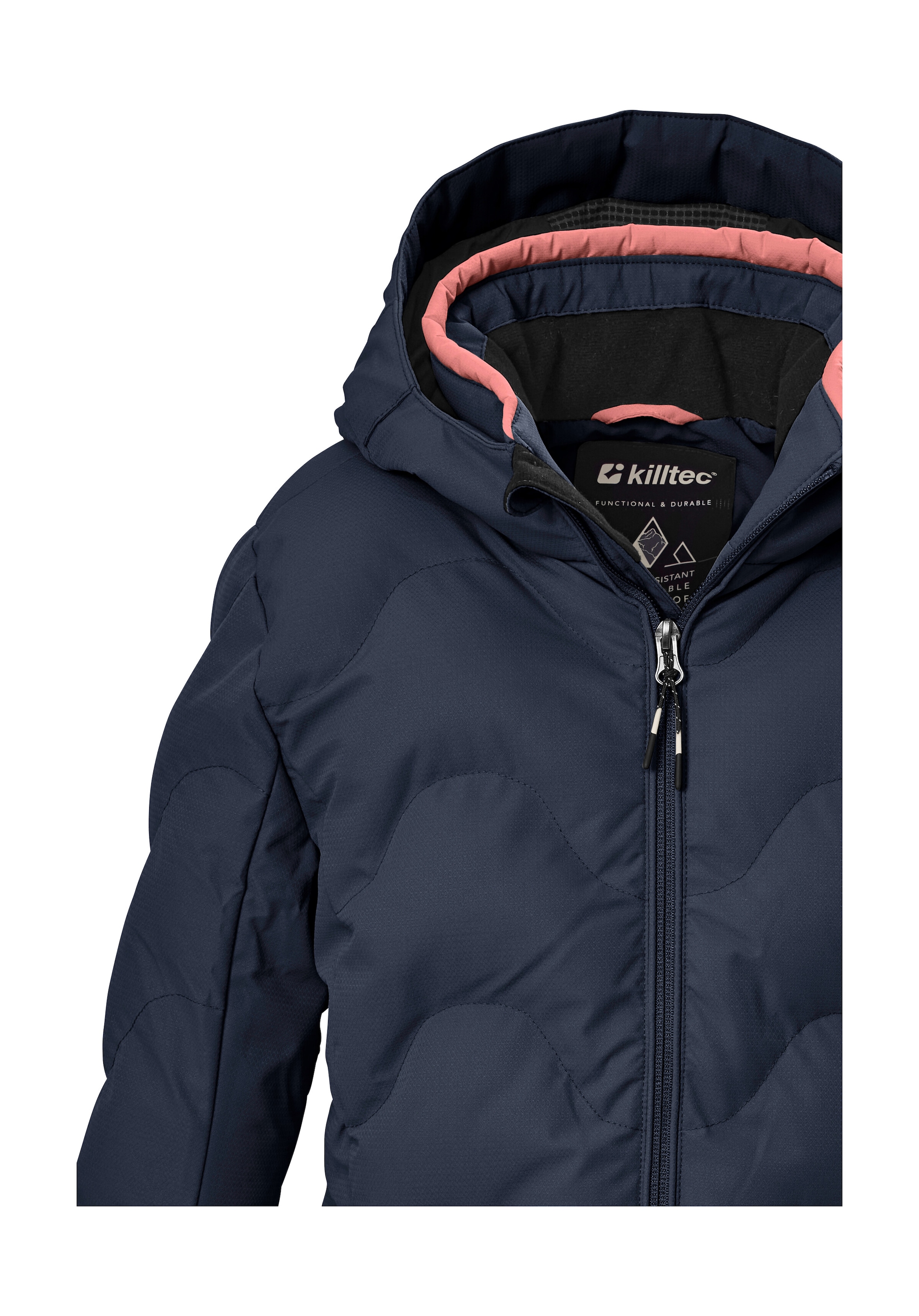 Killtec Skijacke »KSW 194 GRLS SKI JCKT« Winddichte, wasserabweisende Kinder-Ski-Steppjacke