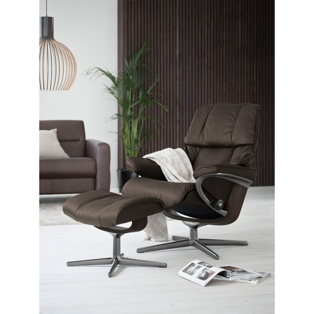 Stressless® Relaxsessel »Reno«, (Set, Relaxsessel mit Hocker)