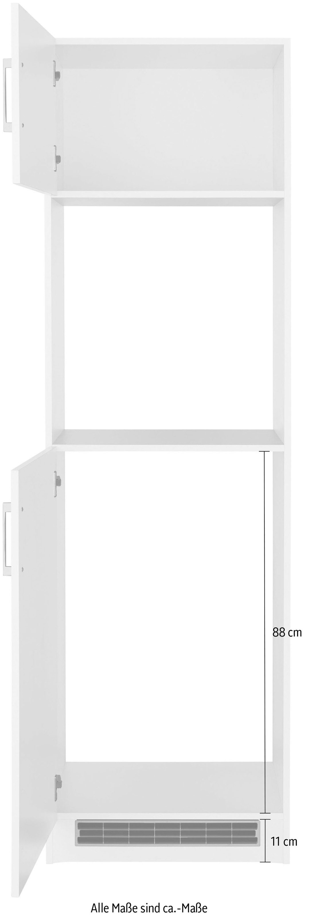 HELD MÖBEL Backofen/Kühlumbauschrank »Paris«, Breite 60 cm