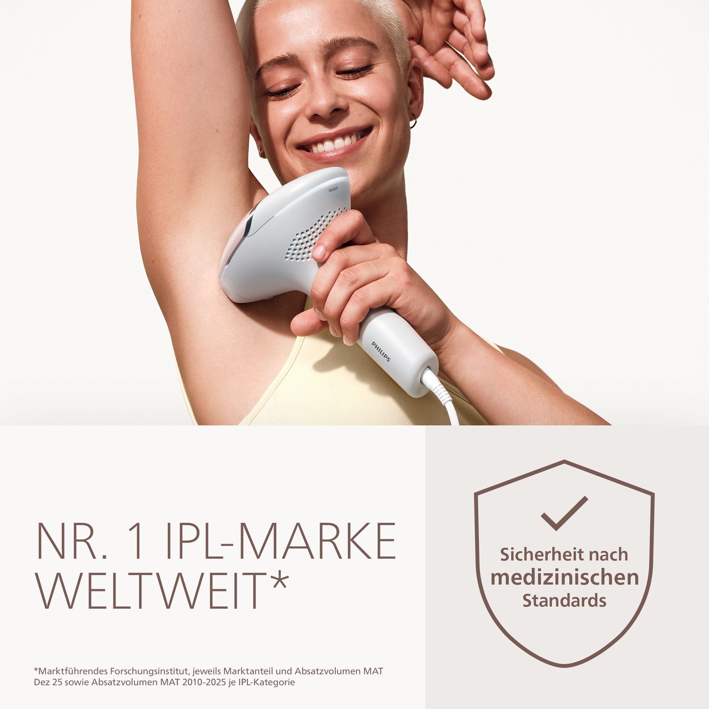 Philips IPL-Haarentferner »Das Philips Lumea Series 7000 BRI930/00, NEUHEIT« 1 Aufsatz (Körper)