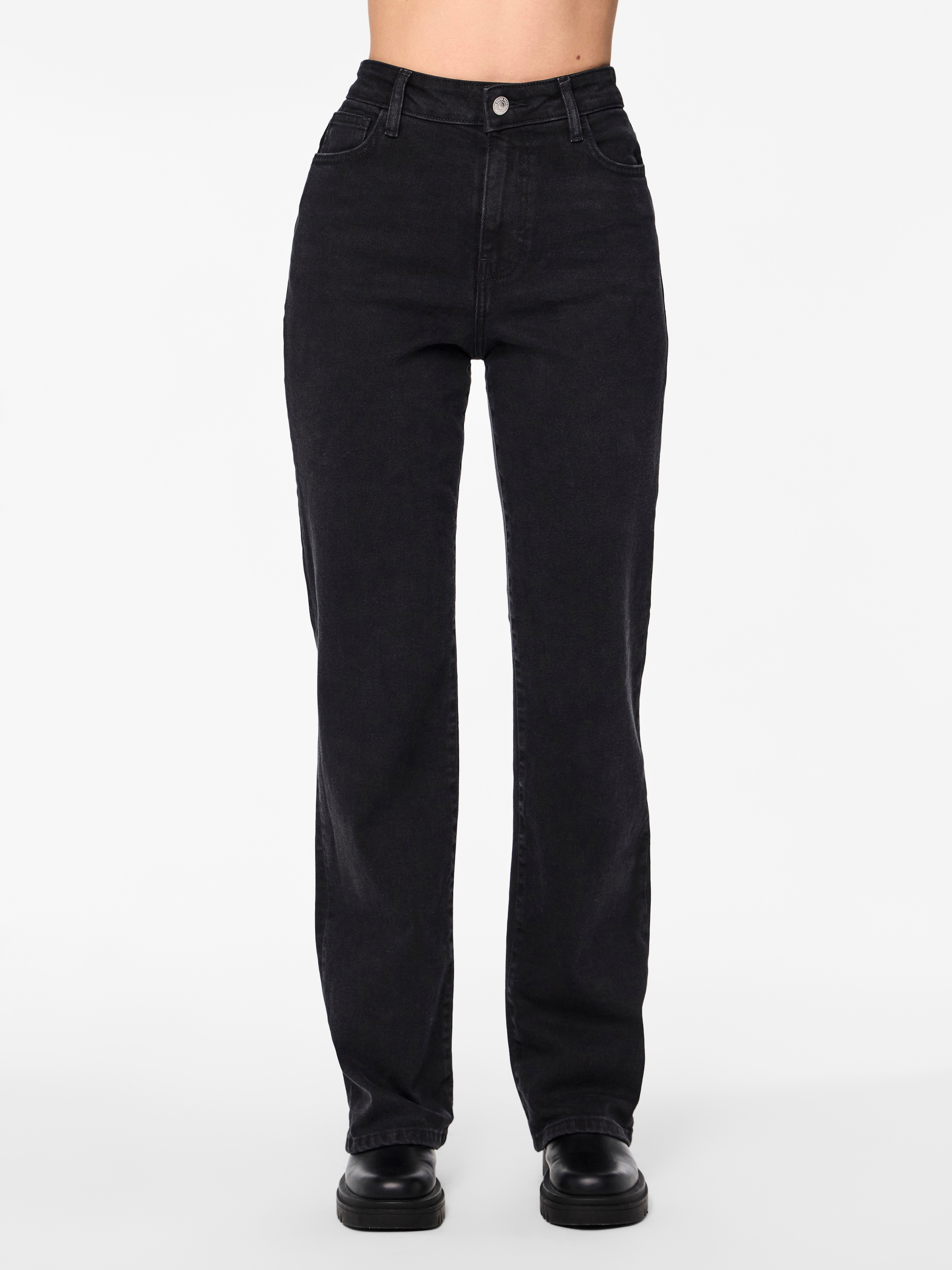 pieces Straight-Jeans »PCKELLY HW STRAIGHT JEANS BL102 NOOS BC«