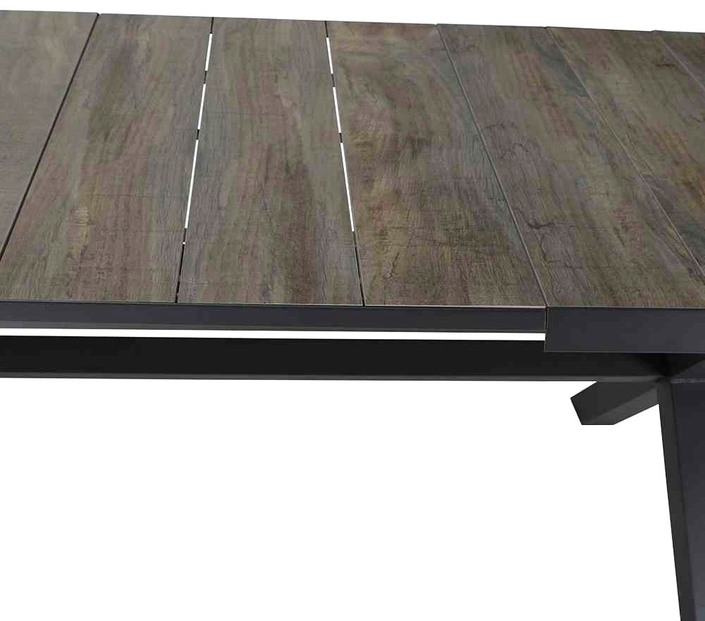 Siena Garden Garten-Essgruppe »Corido«, (7 tlg., 6 Sessel: 72x61x109 cm, Tisch Sincro: 200/260x100x77 cm,inkl. Auflagen), Aluminium, verstellbar, ausziehbar, geeignet für 6 bis 8 Personen