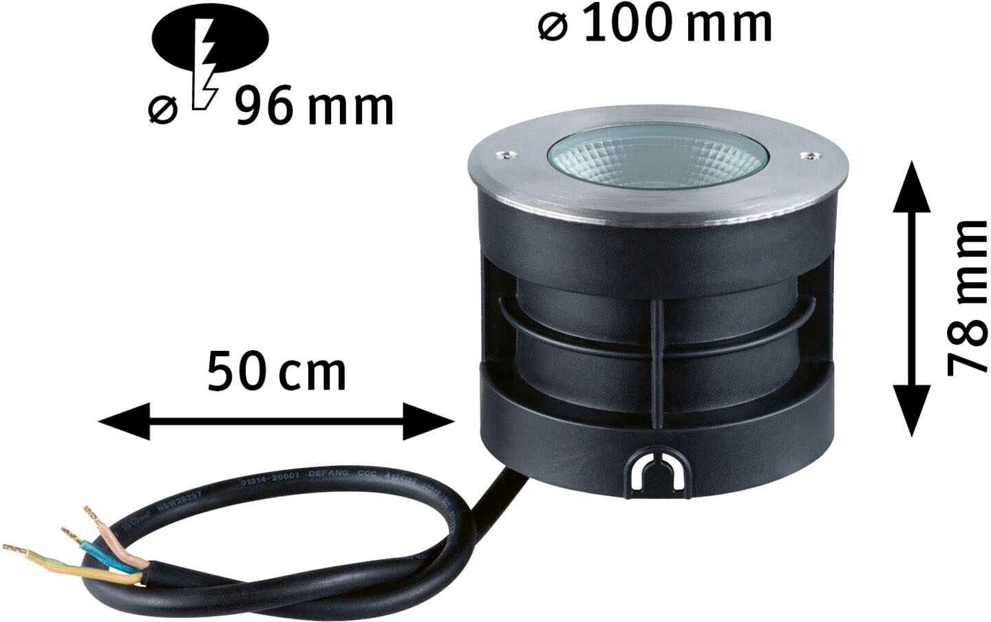 Paulmann Gartenstrahler »Vanea« 1 Stk. Warmweiß