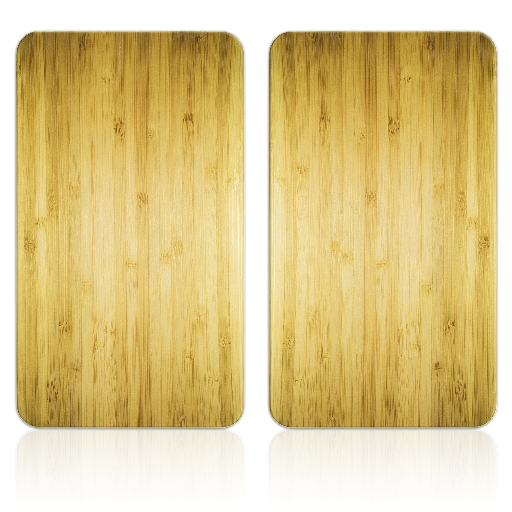 Maximex Herd-Abdeckplatte »Universal Modell Holz-Optik«, (Set, 2 tlg.), Herdabdeckung für alle Herdarten, kratzfest, mit rutschfesten Füßen