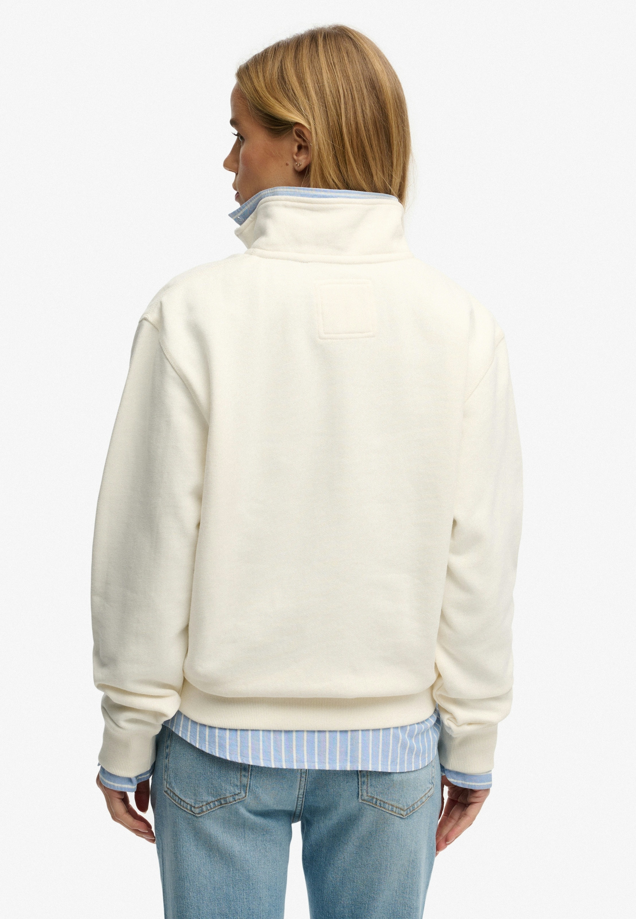 Superdry Sweatshirt »ATH ESS GRAPHIC HALF ZIP«
