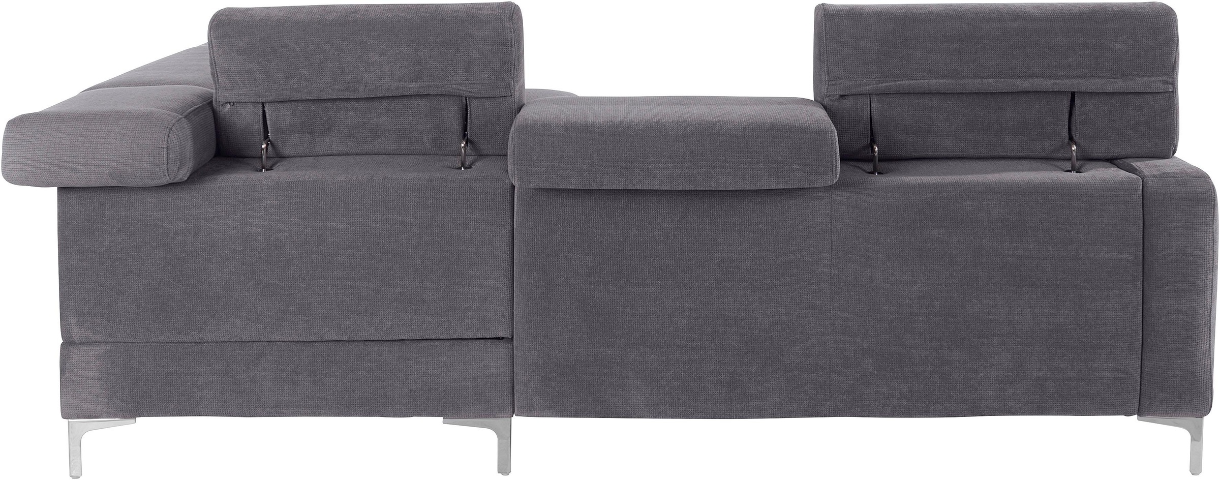 COTTA Ecksofa »Sammy L-Form«, inklusive Kopfteilverstellung, wahlweise mit Bettfunktion