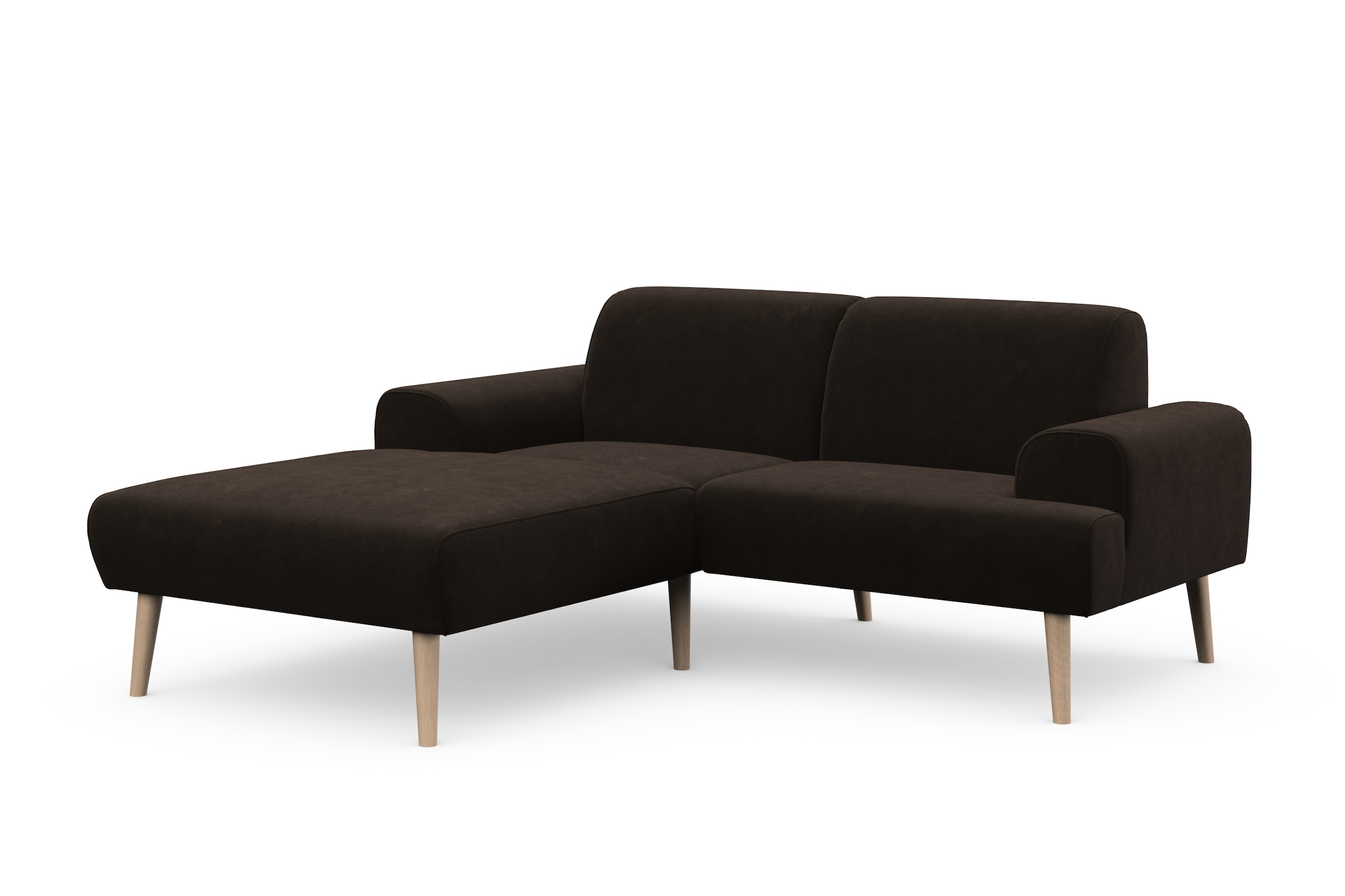 andas Ecksofa »Swift Scandic Design, komfortabler Federkern, Breite 192cm, L-Form« Federkern-Polsterung, B/T/H: 192/83/176 cm