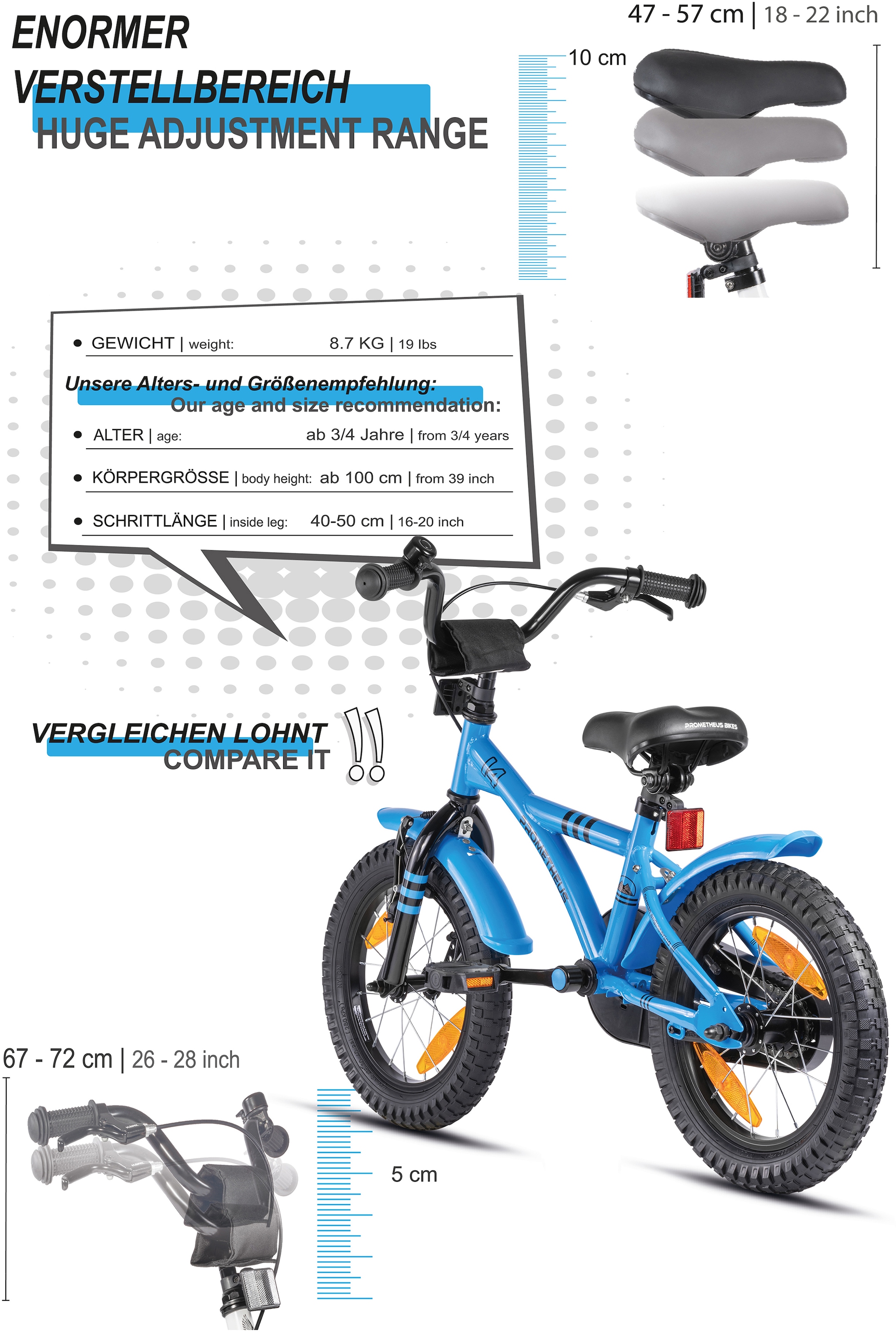 Stützräder Kinderfahrrad Stabil Kinder Fahrrad universal 12 14 16 18 20  Zoll