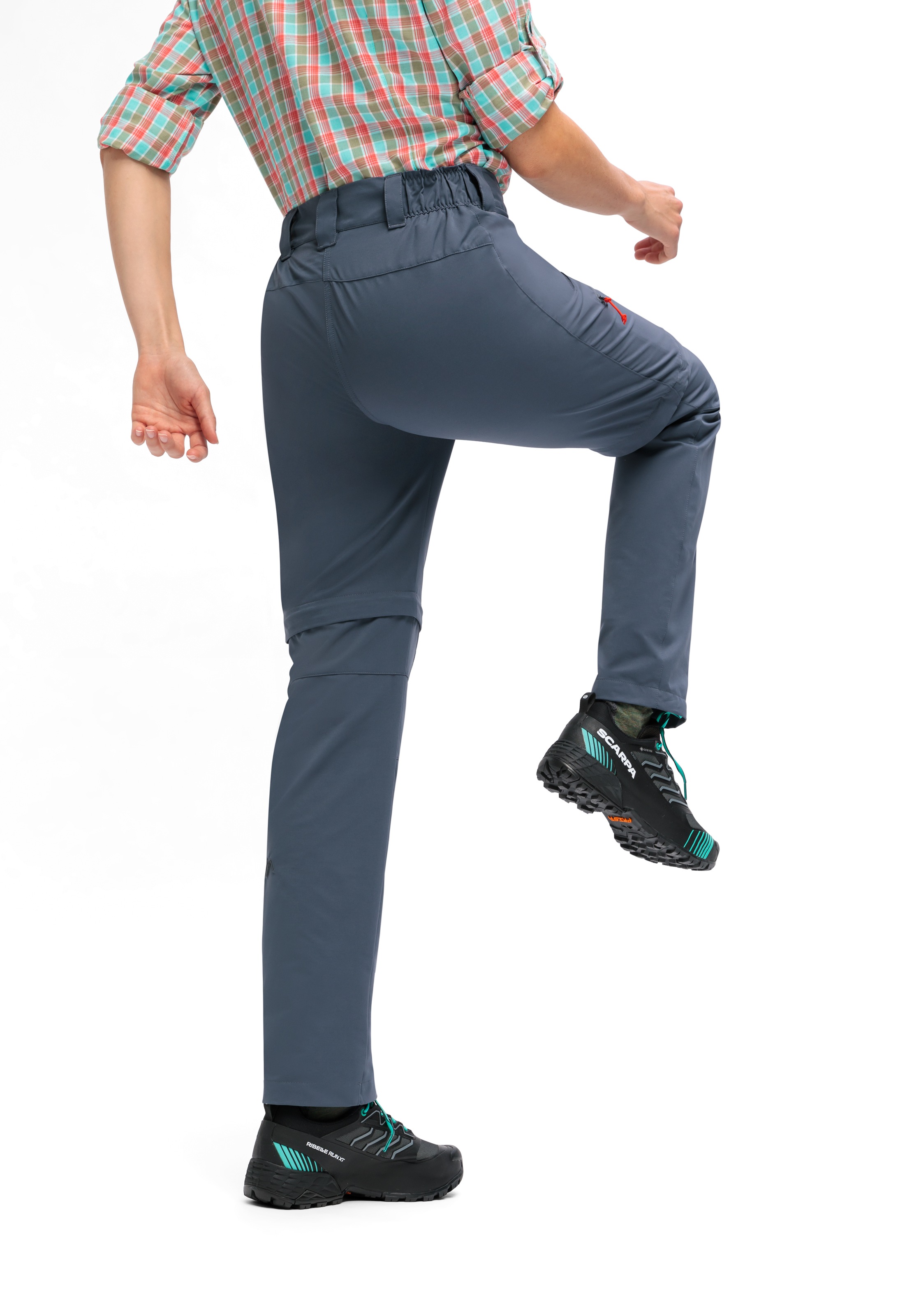 Maier Sports Outdoorhose »Nata Zip Loop«, Damen Wanderhose, Zip-Off Funktionshose, 3 Taschen, Regular Fit
