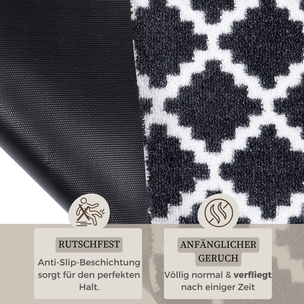HANSE Home Fußmatte »Elegance, Türmatte«, rechteckig, 7 mm Höhe, Schmutzfangmatte, Innen und Außen, Rutschfest, Wetterfest, Türmatte