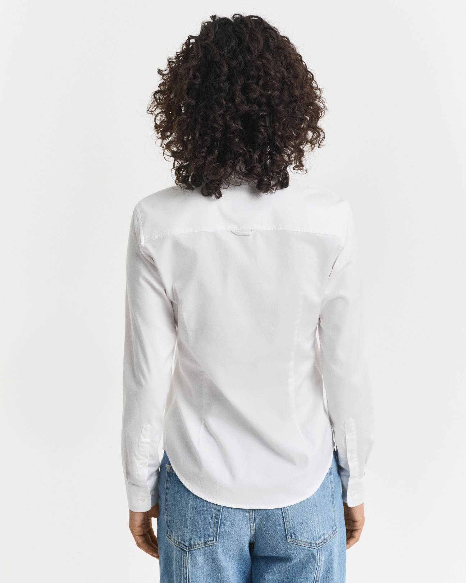 Gant Langarmbluse »New Slim Stretch Oxford Blouse«, für bequemen Sitz u. Bewegungsfreiheit, New Slim Stretch, bügelfrei