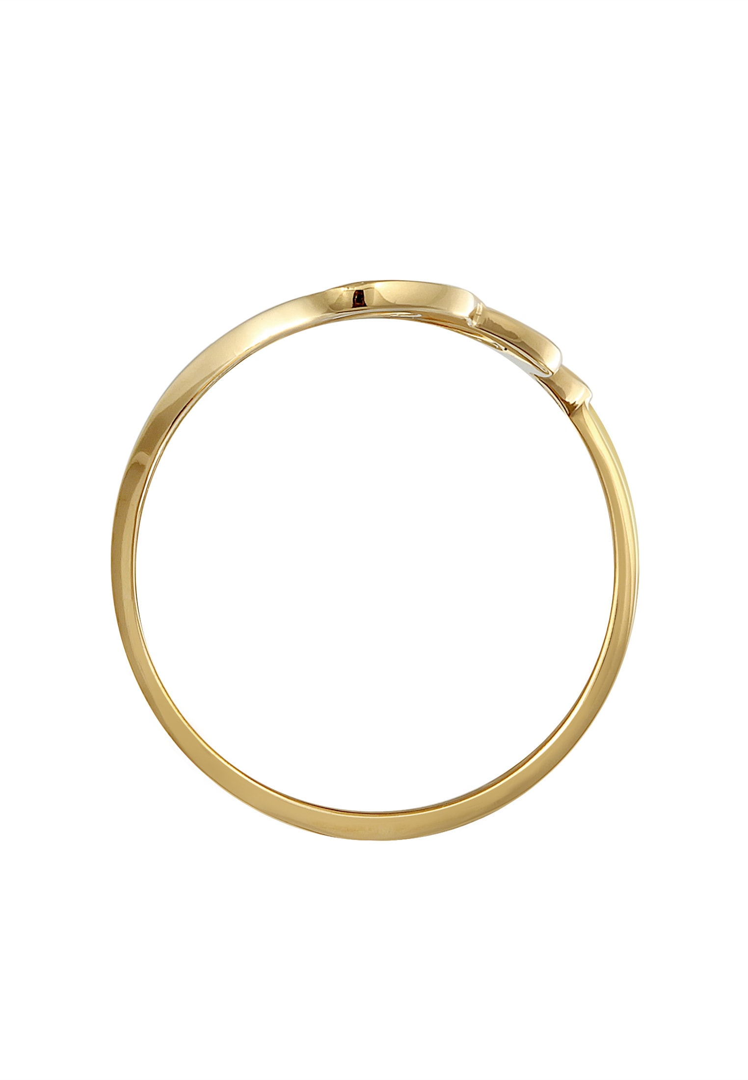 Nenalina Silberring »Ring Basic Wellen Geschwungen Schlicht 925 Silber«