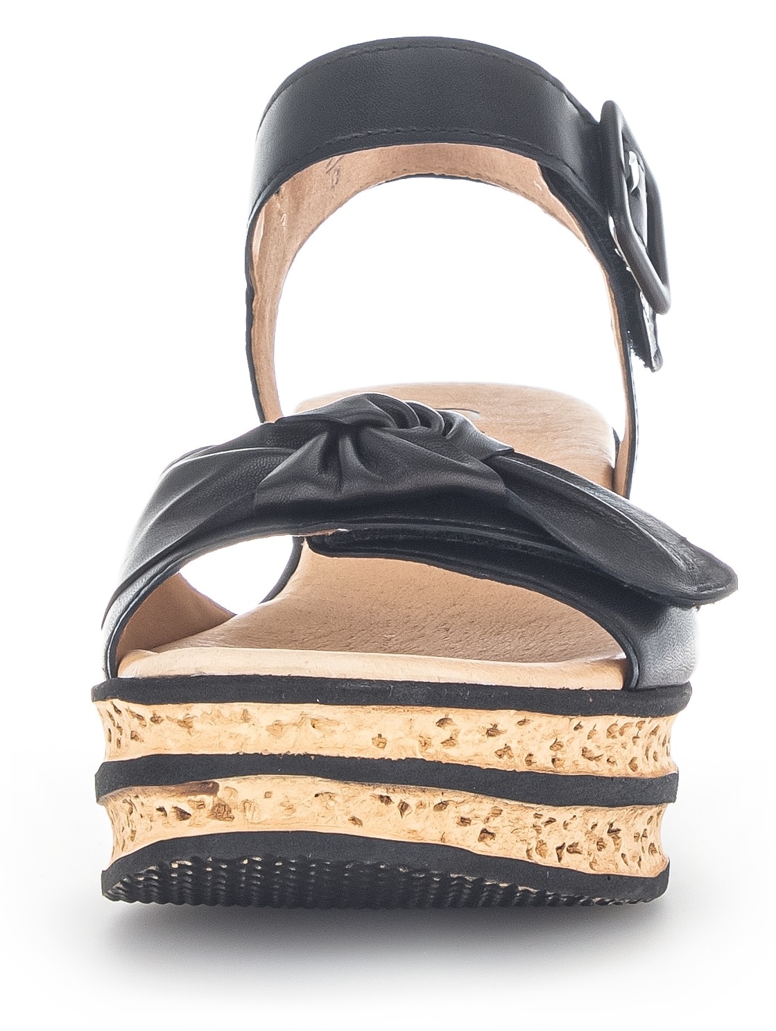 Gabor Keilsandalette, Keilabsatz, Sommerschuh, Riemchensandale mit schöner Zierschleife