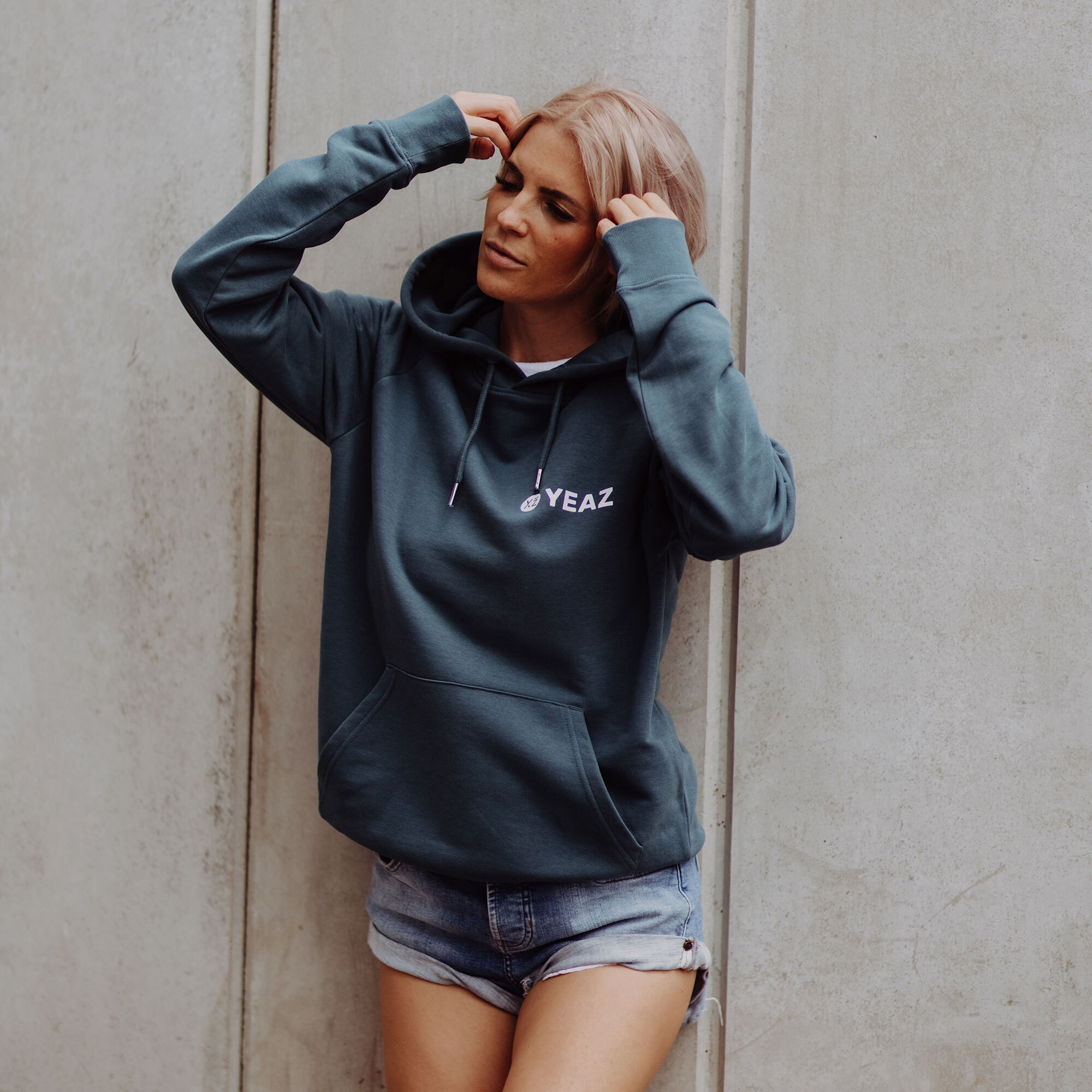 YEAZ Kapuzenpullover »Hoodie Ocean (unisex) CUSHER«