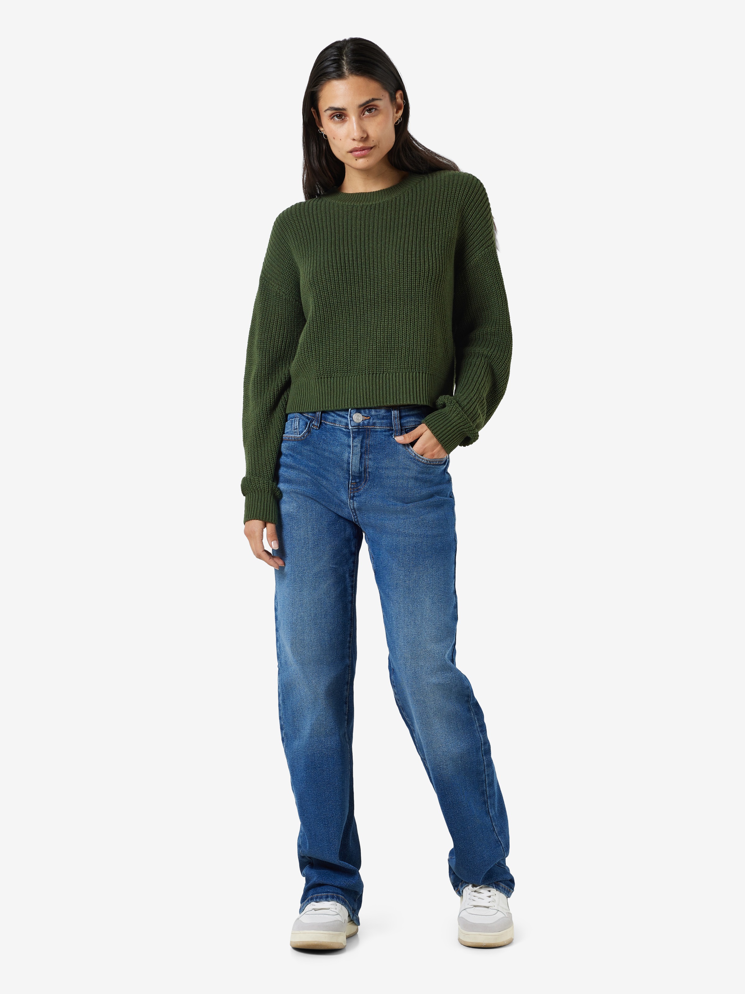 Noisy may Rundhalspullover »NMMAYSA L/S O-NECK KNIT NOOS«