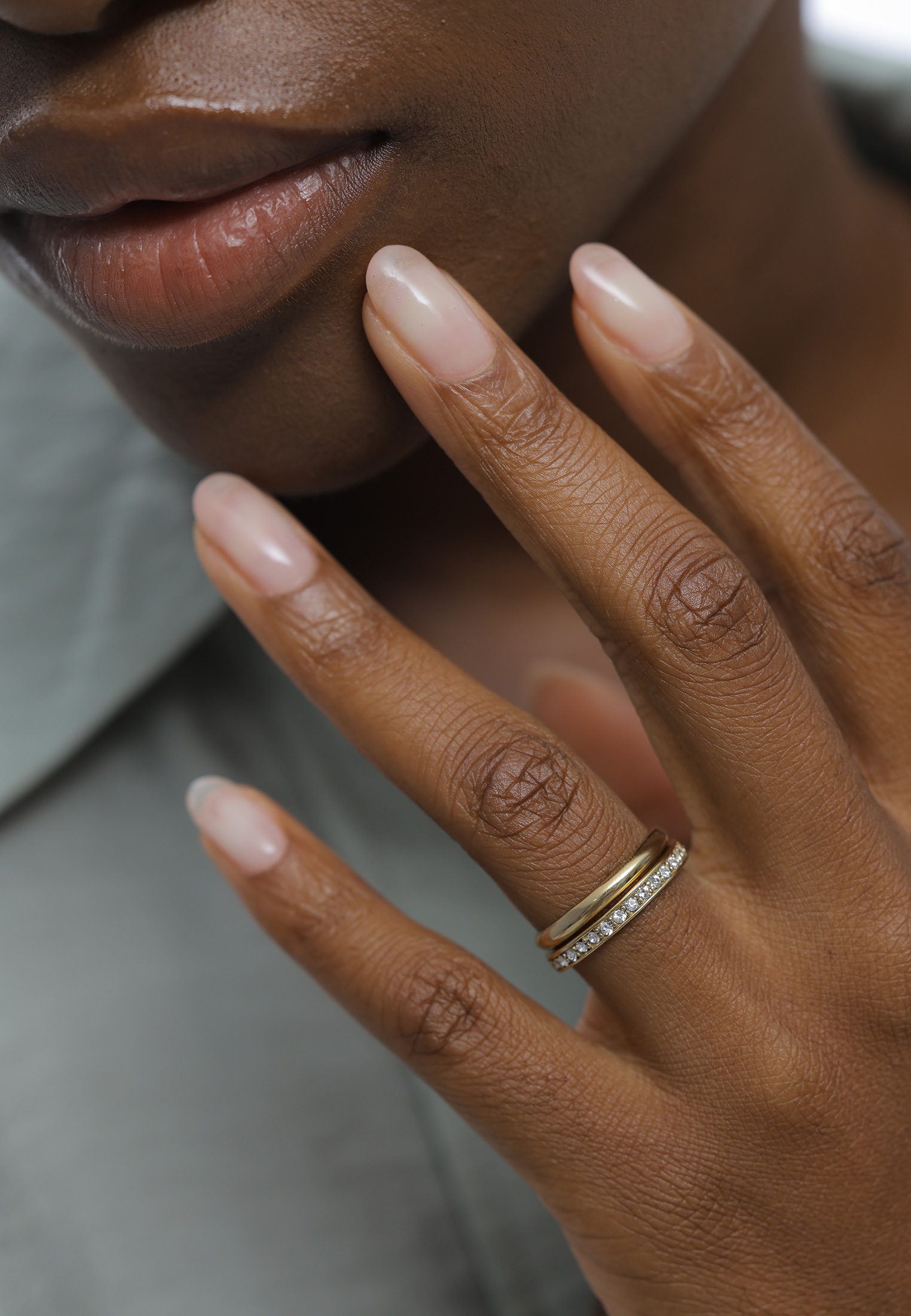 Elli Ring-Set »Ring Kristalle Memoire Bandring Basic (2 tlg.) 925 Sterling Silber«