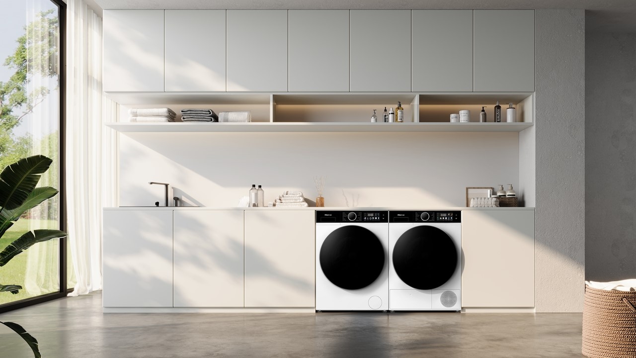 Hisense Wärmepumpentrockner »DH3I802BWCD« 3i Serie Farb-Display, Smart Assist