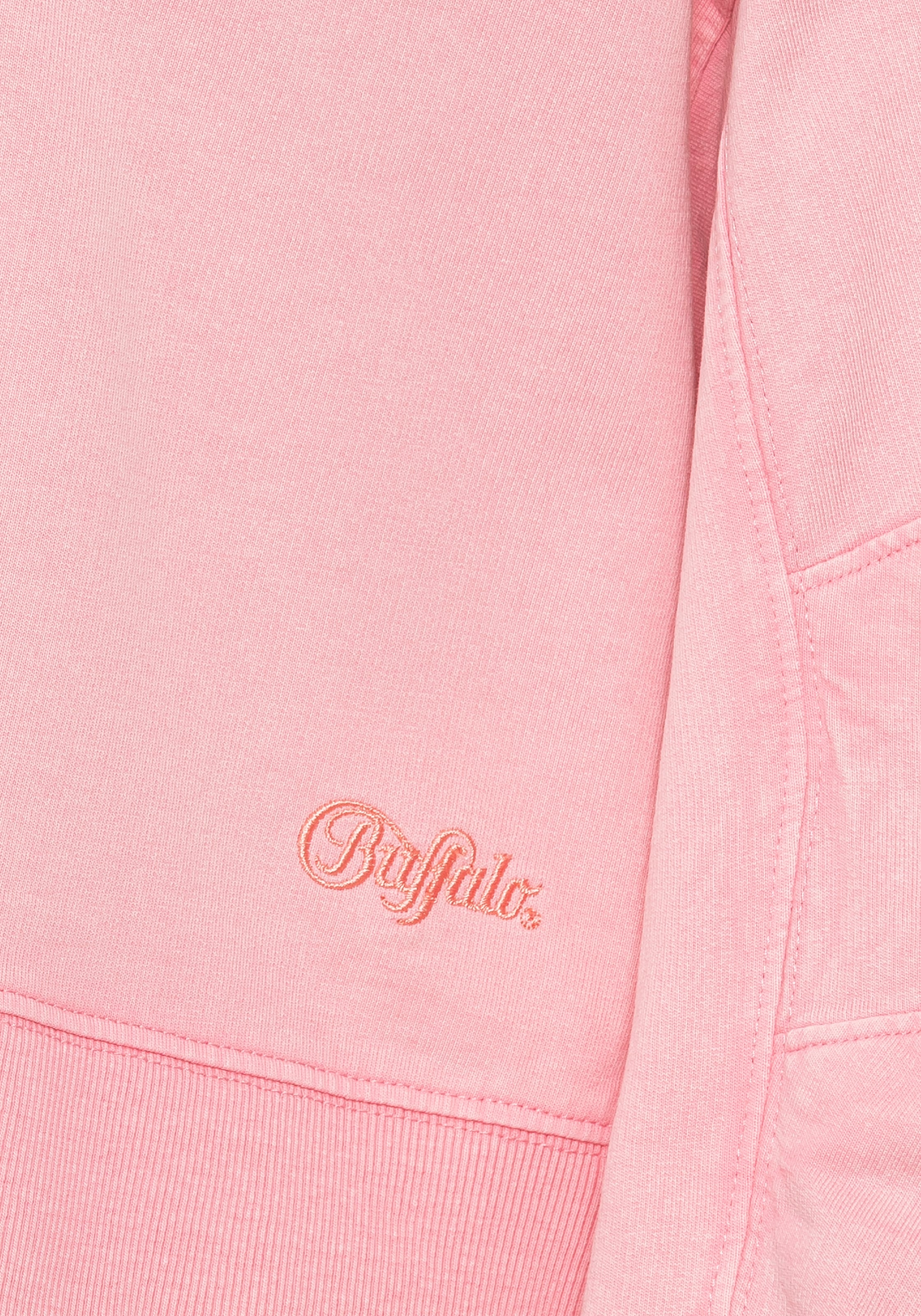 Buffalo Hoodie, (1 tlg.), Kapuzenpullover im Used-Look, Loungewear