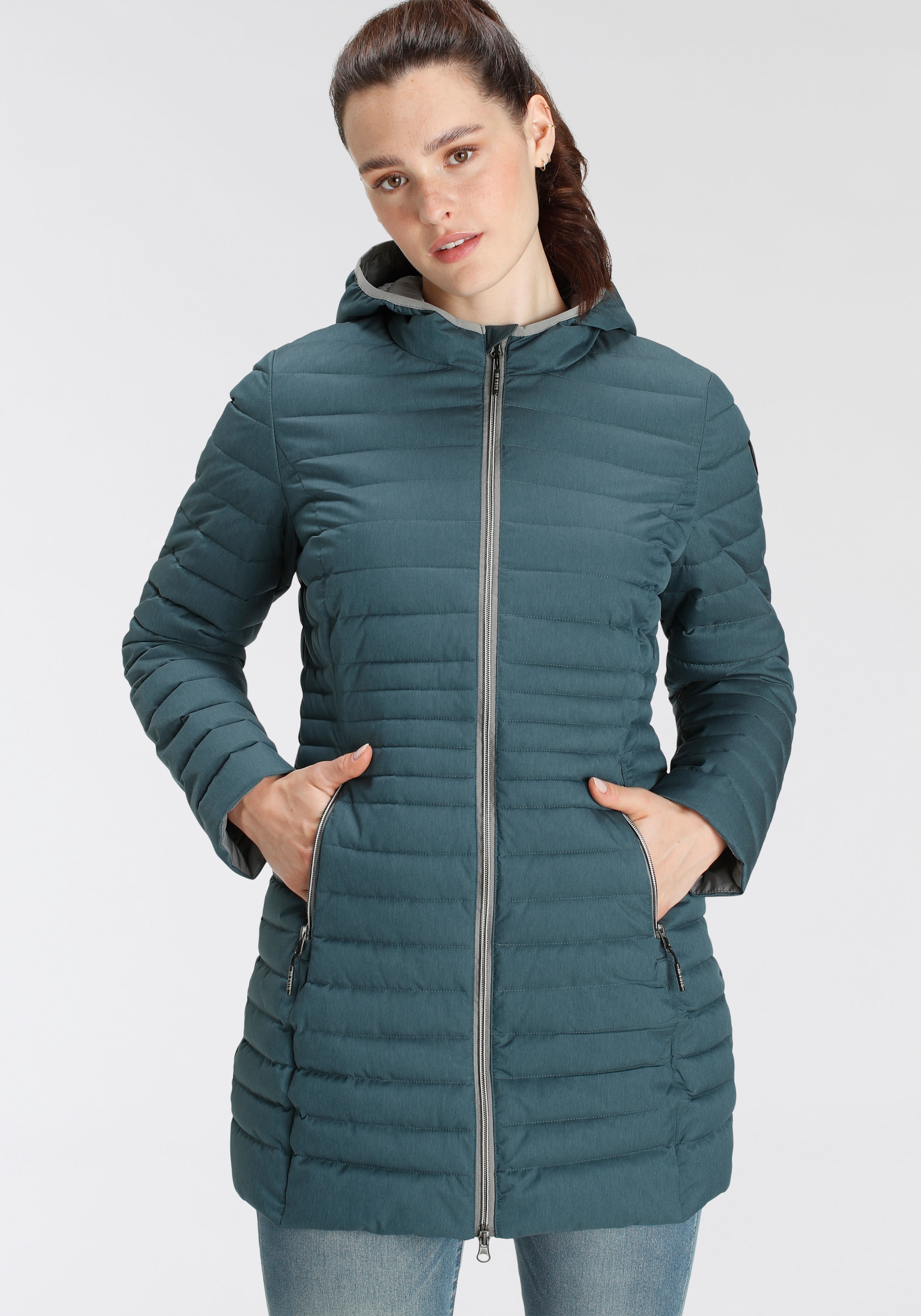 Steppjacke »GW 1 WMN QLTD CT OT«, mit Kapuze, In großen Größen