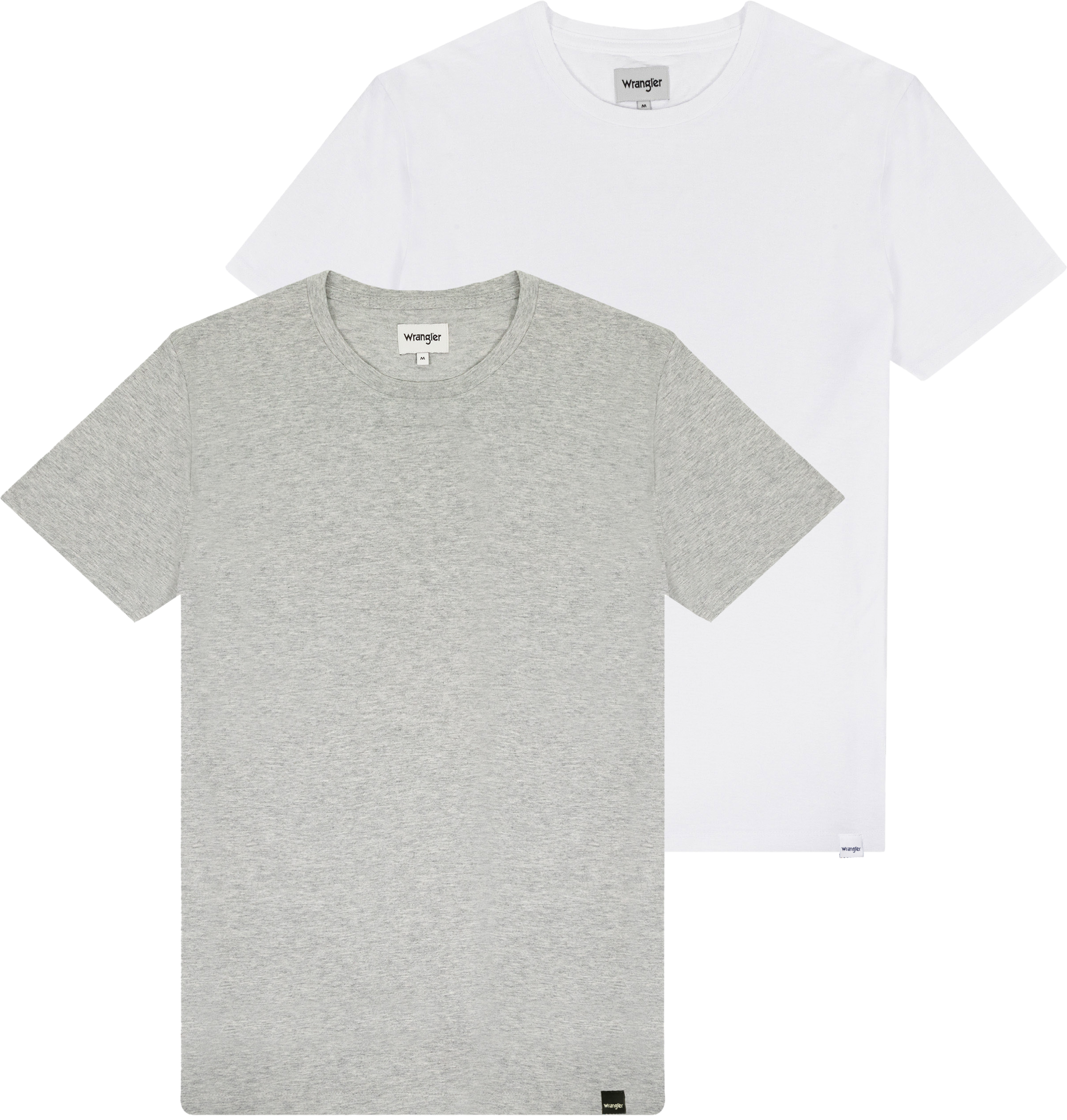 Wrangler Rundhalsshirt, (Packung, 2 tlg.)
