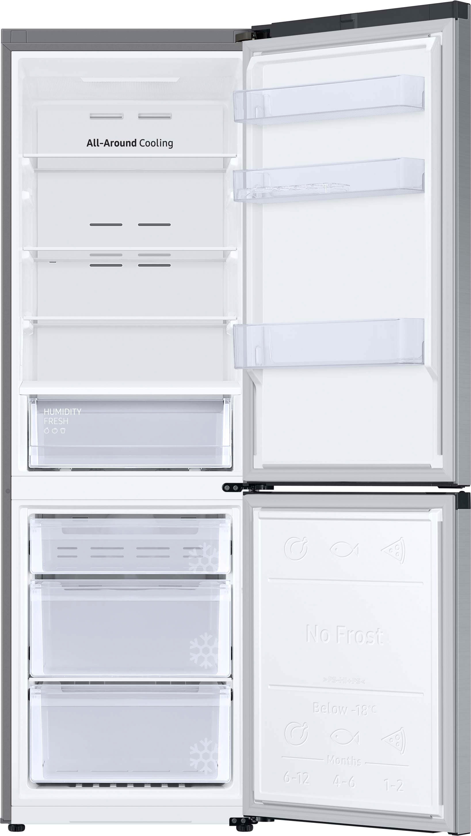 Samsung Kühl-/Gefrierkombination »RL34C600CSA«, RL34C600CSA, 185,3 cm hoch, 59,5 cm breit