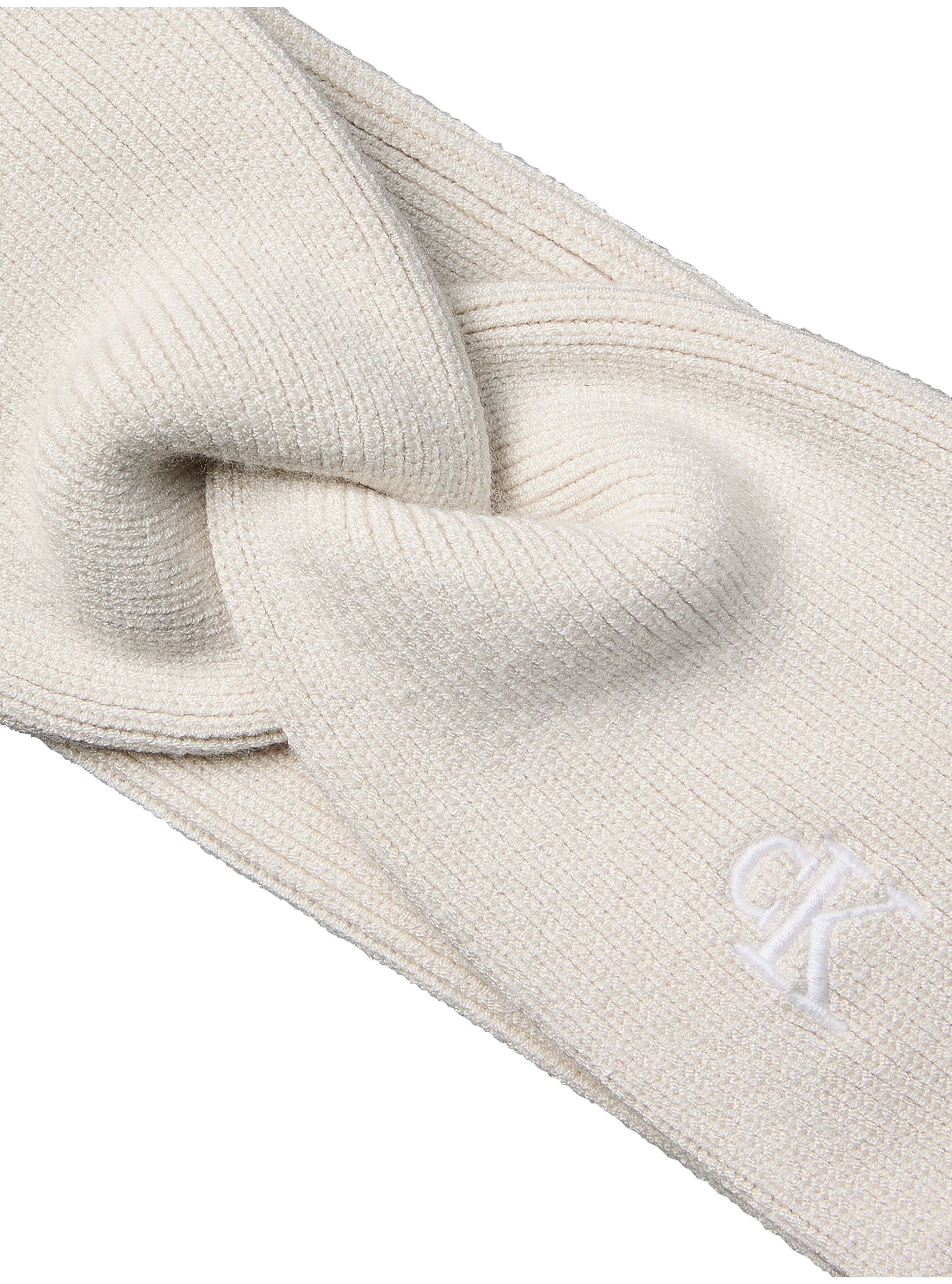 Calvin Klein Jeans Stirnband »CK FINE RIB TWIST HEADBAND« aus weichem Strick