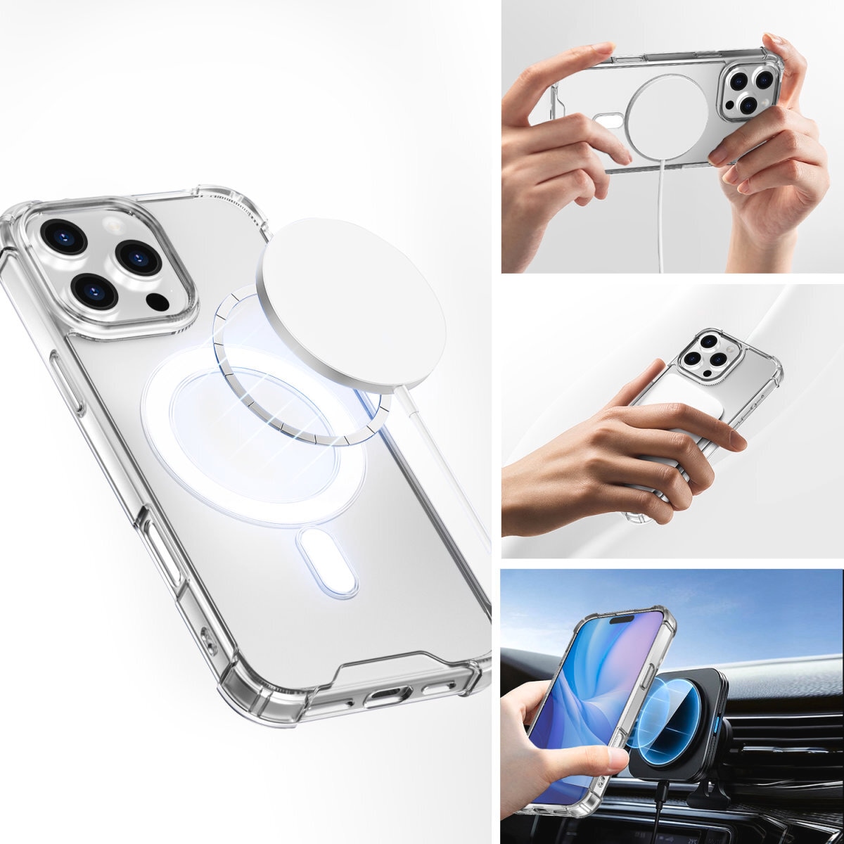 4smarts Handyhülle »Hybrid Case Ibiza für Apple iPhone 16 Pro Max«, Backcover, Schutzhülle, Handyschutzhülle, Case, Schutzcase, stoßfest