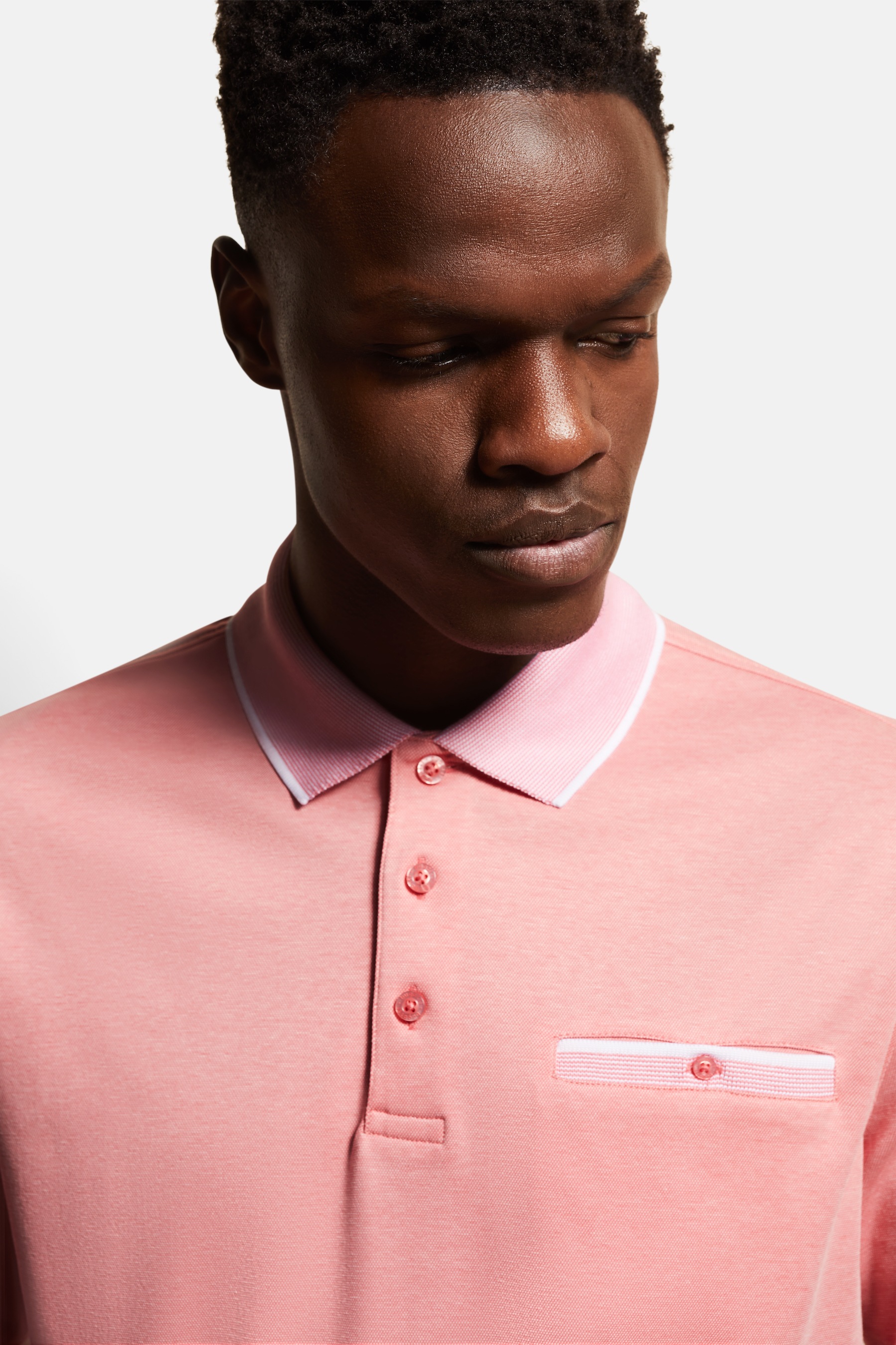 bugatti Poloshirt, mit Kontraststreifen