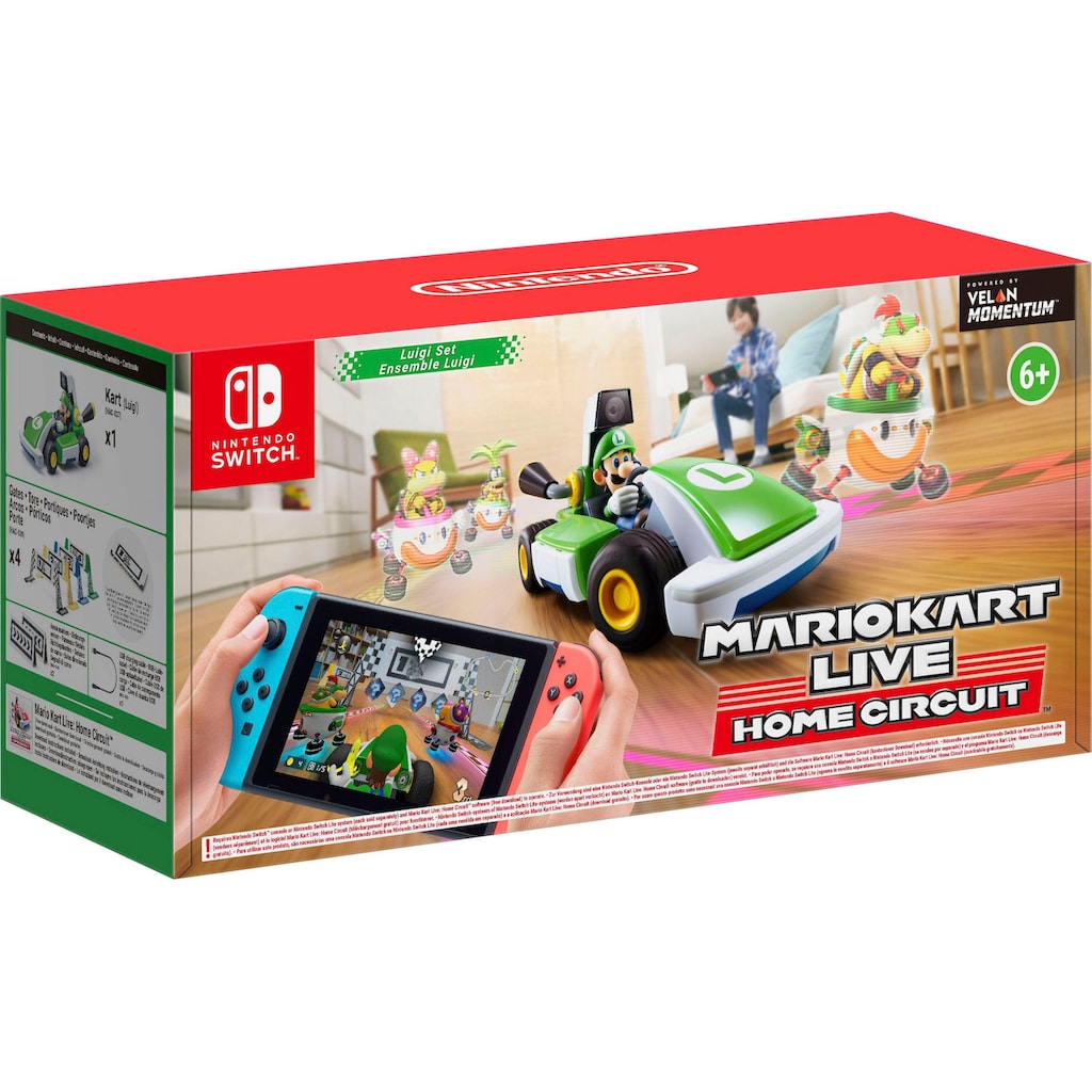 Nintendo Switch Spielekonsole, inkl. Mario Kart Live - Luigi Edition