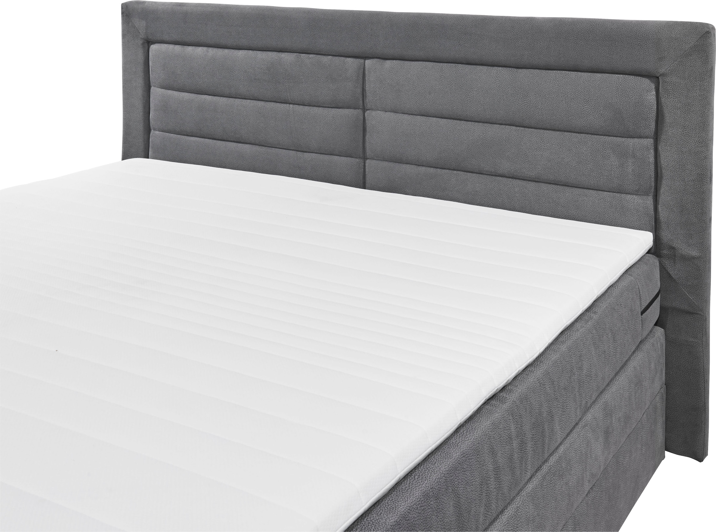 ED EXCITING DESIGN Boxspringbett »Saba«, (6 St.), inkl. zwei Bettkästen und Topper