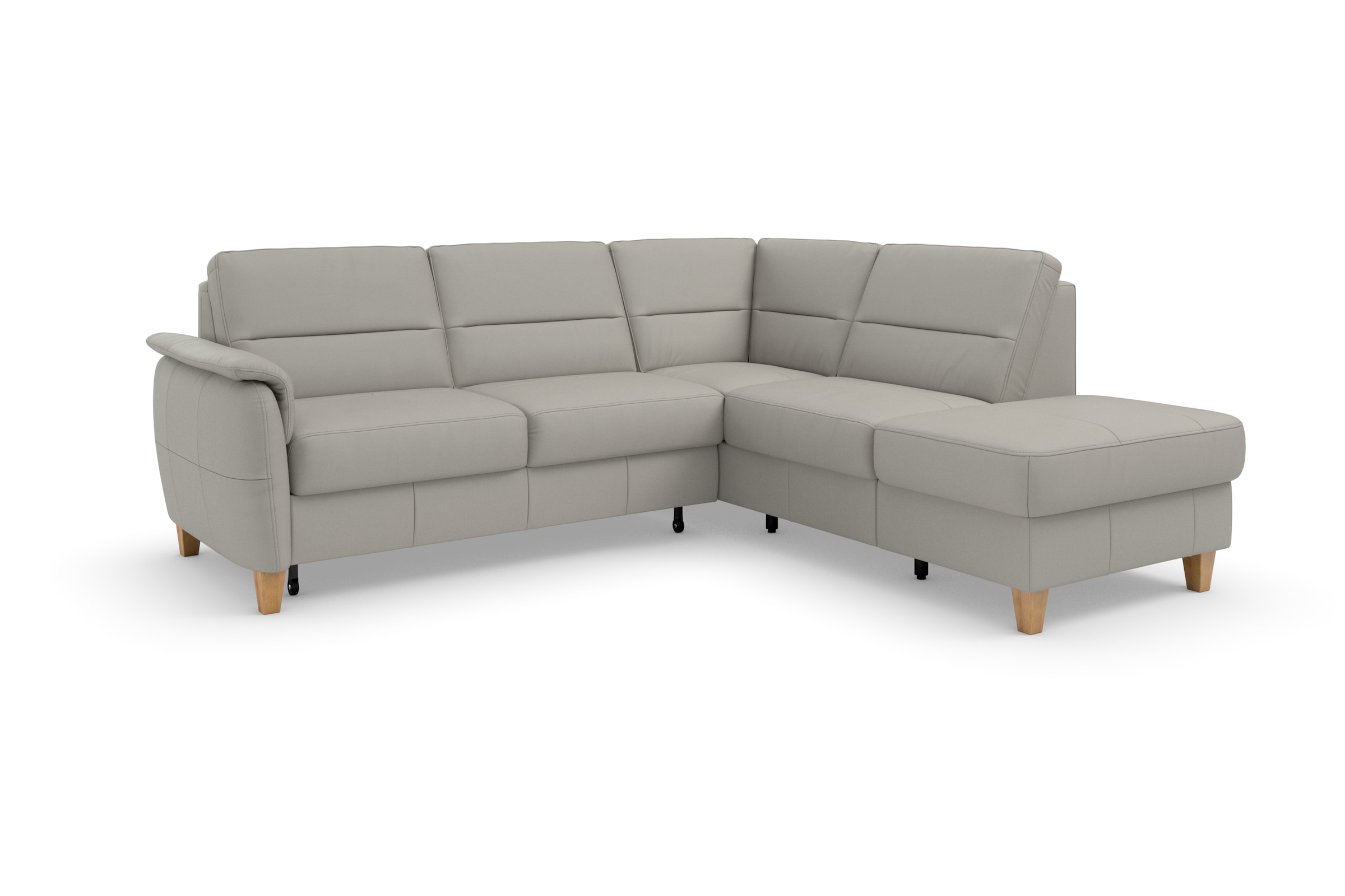 Home affaire Ecksofa »Palmera L-Form«, Federkern, wahlweise mit Bettfunktion und mit/ohne Stauraum