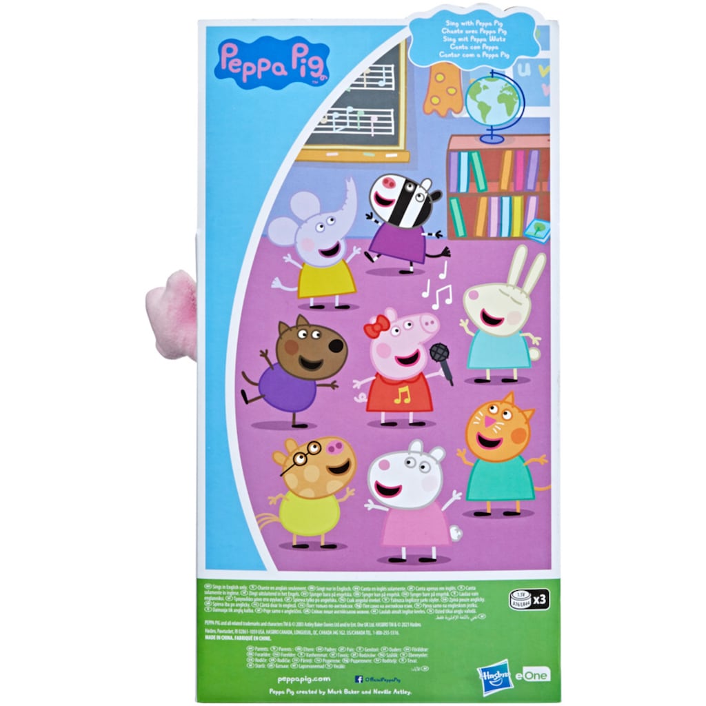 Hasbro Plüschfigur »Peppa Pig, Grunz-mit-mir-Peppa«